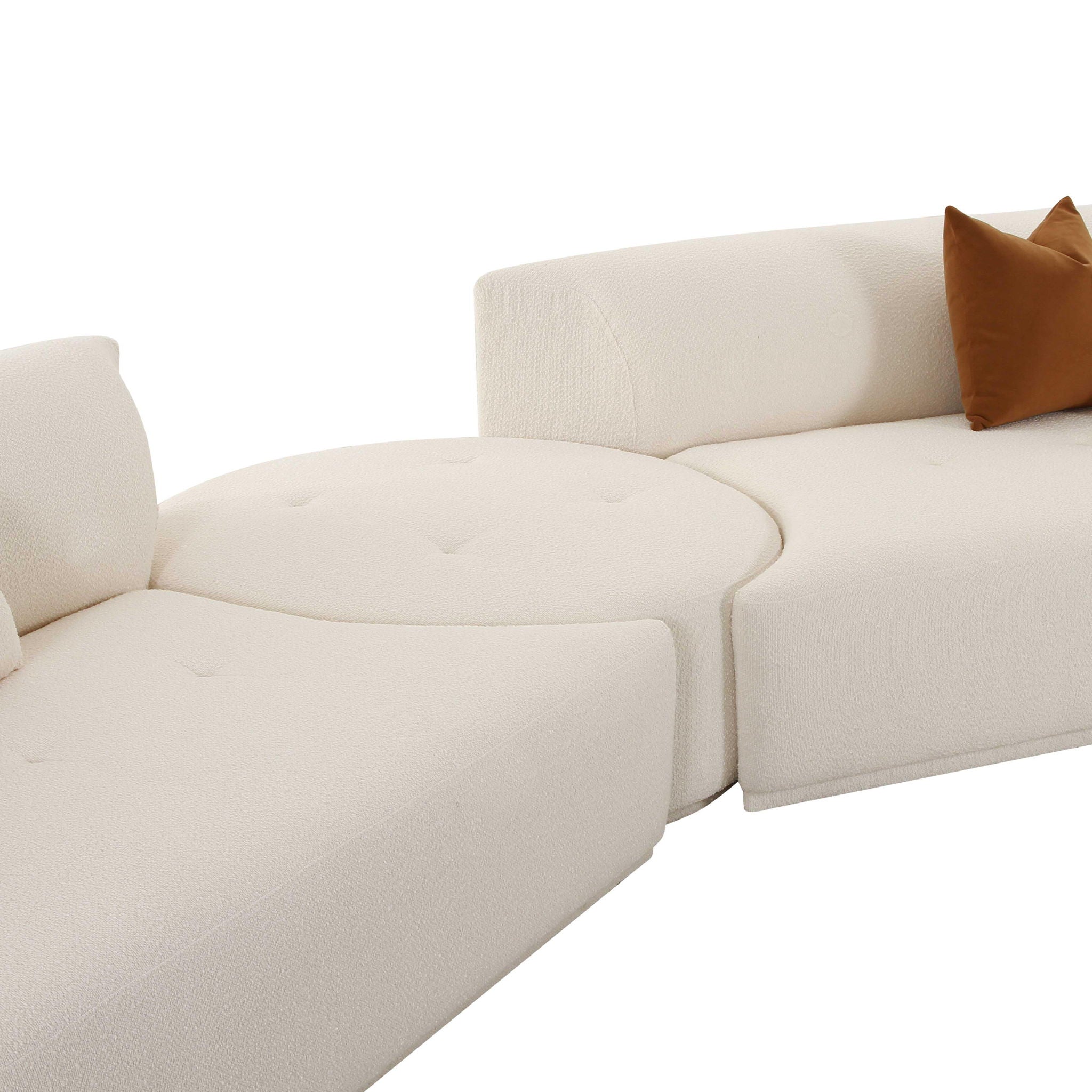 Fickle - Boucle Modular Sectional - Urban Living Furniture (Los Angeles, CA)
