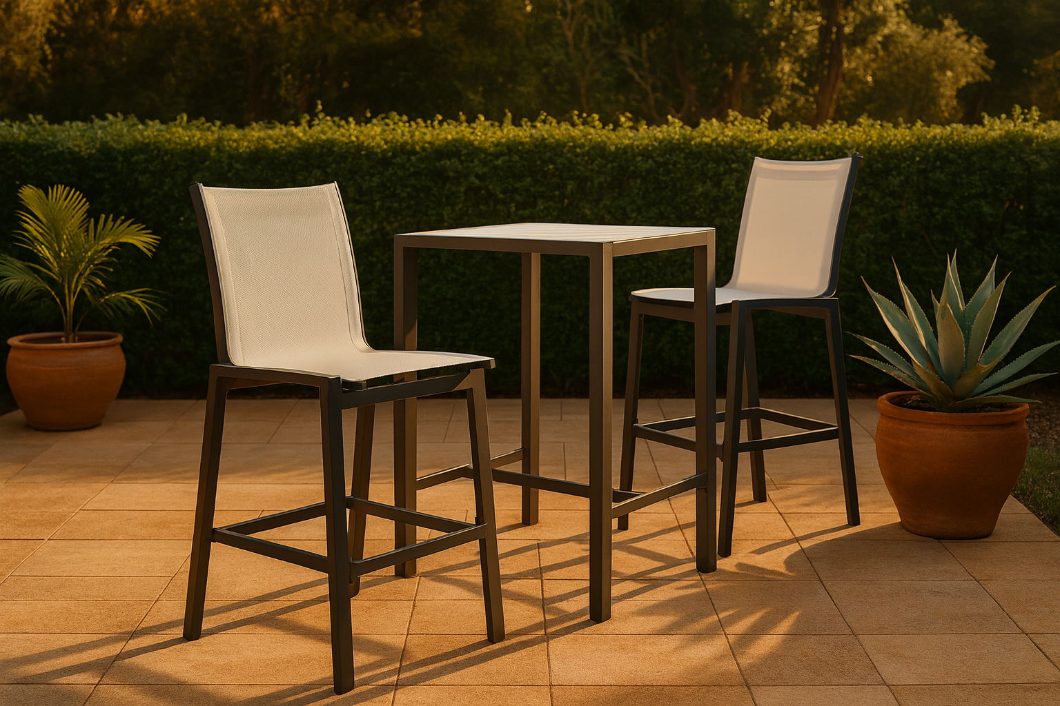 Nizuc - Outdoor Patio Barstool (Set of 2) - Urban Living Furniture (Los Angeles, CA)