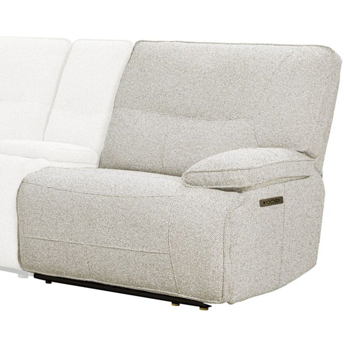 Lucius - Power Zero Gravity Right Arm Facing Recliner - P2 - Gellar Marble