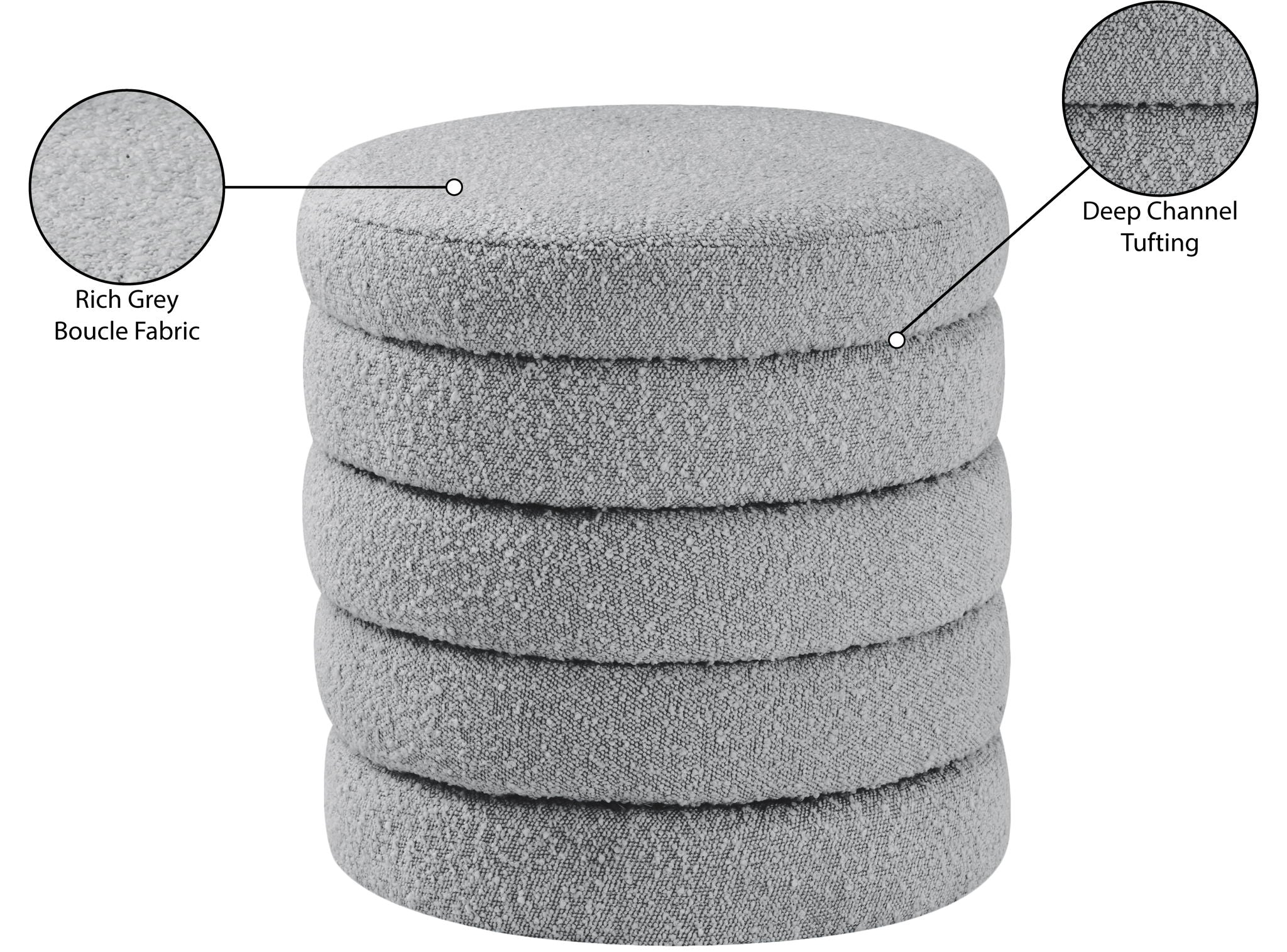 Aphia - Ottoman, Stool - Urban Living Furniture (Los Angeles, CA)