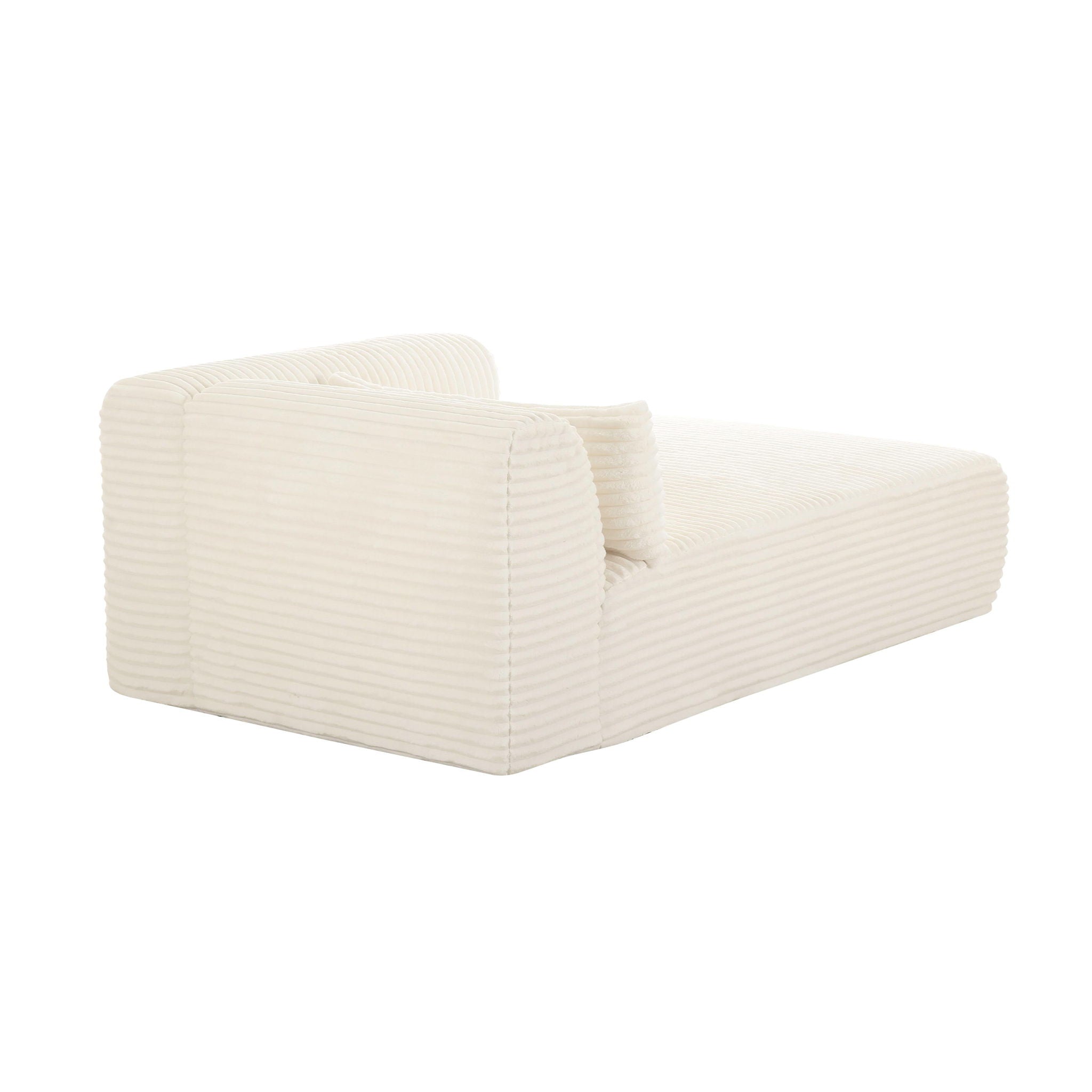 Tarra - Fluffy Oversized Corduroy Modular Chaise - Urban Living Furniture (Los Angeles, CA)