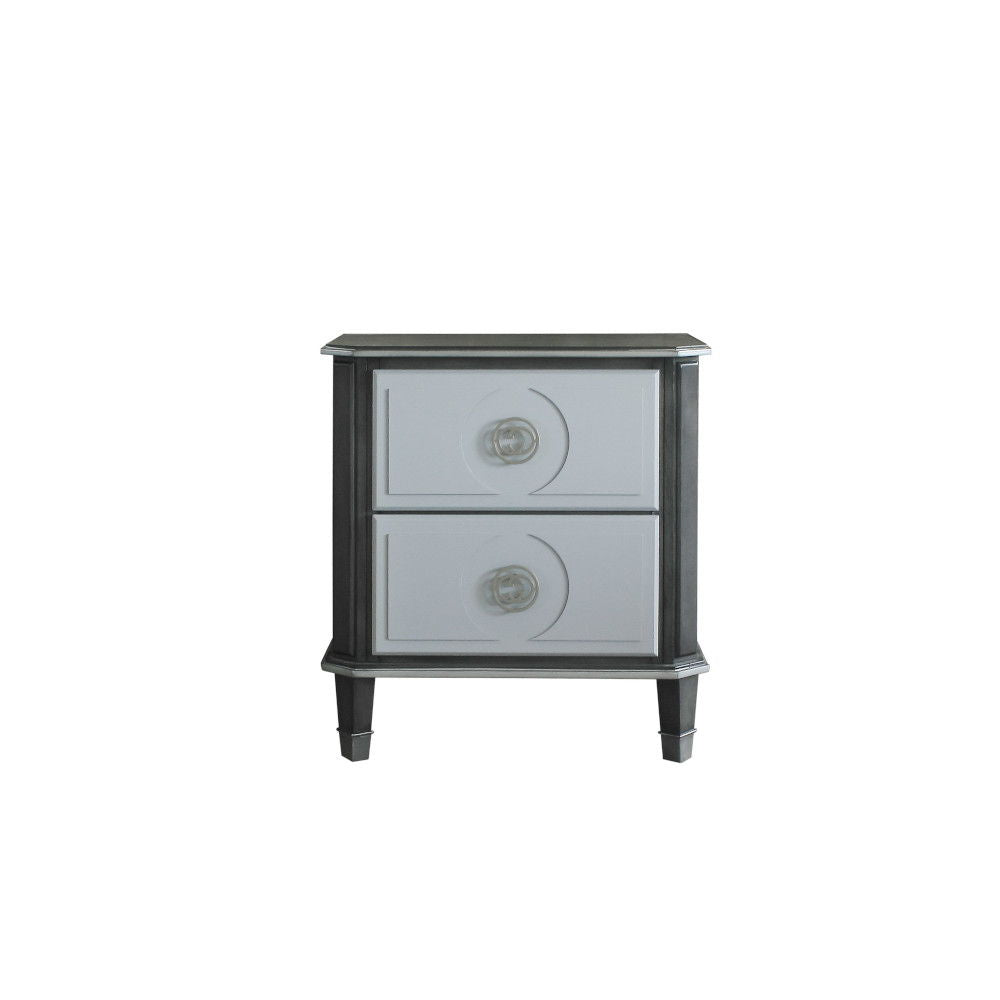 House Beatrice - Nightstand - Charcoal & Light Gray - Urban Living Furniture (Los Angeles, CA)