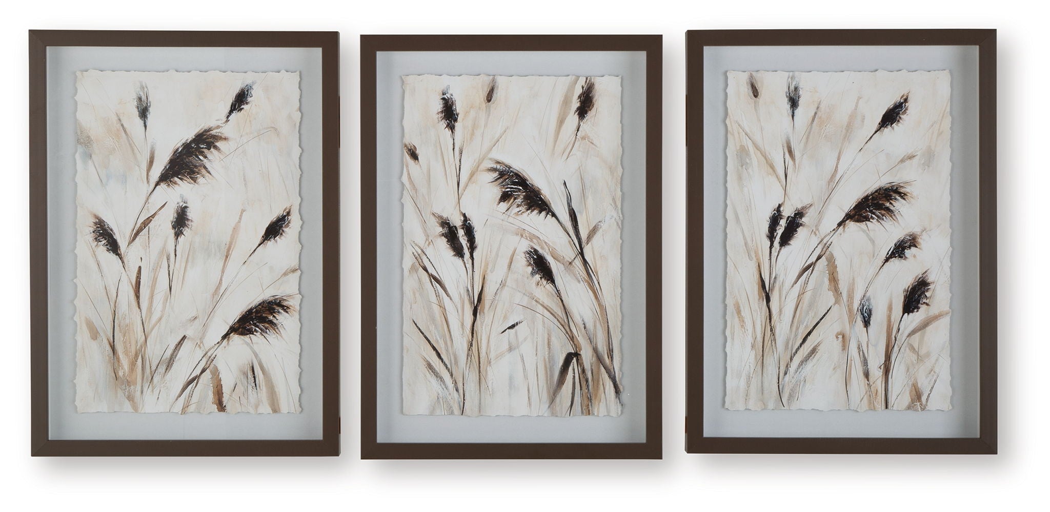 Honslow - Brown / Black / White - Wall Art Set (Set of 3) - Urban Living Furniture (Los Angeles, CA)