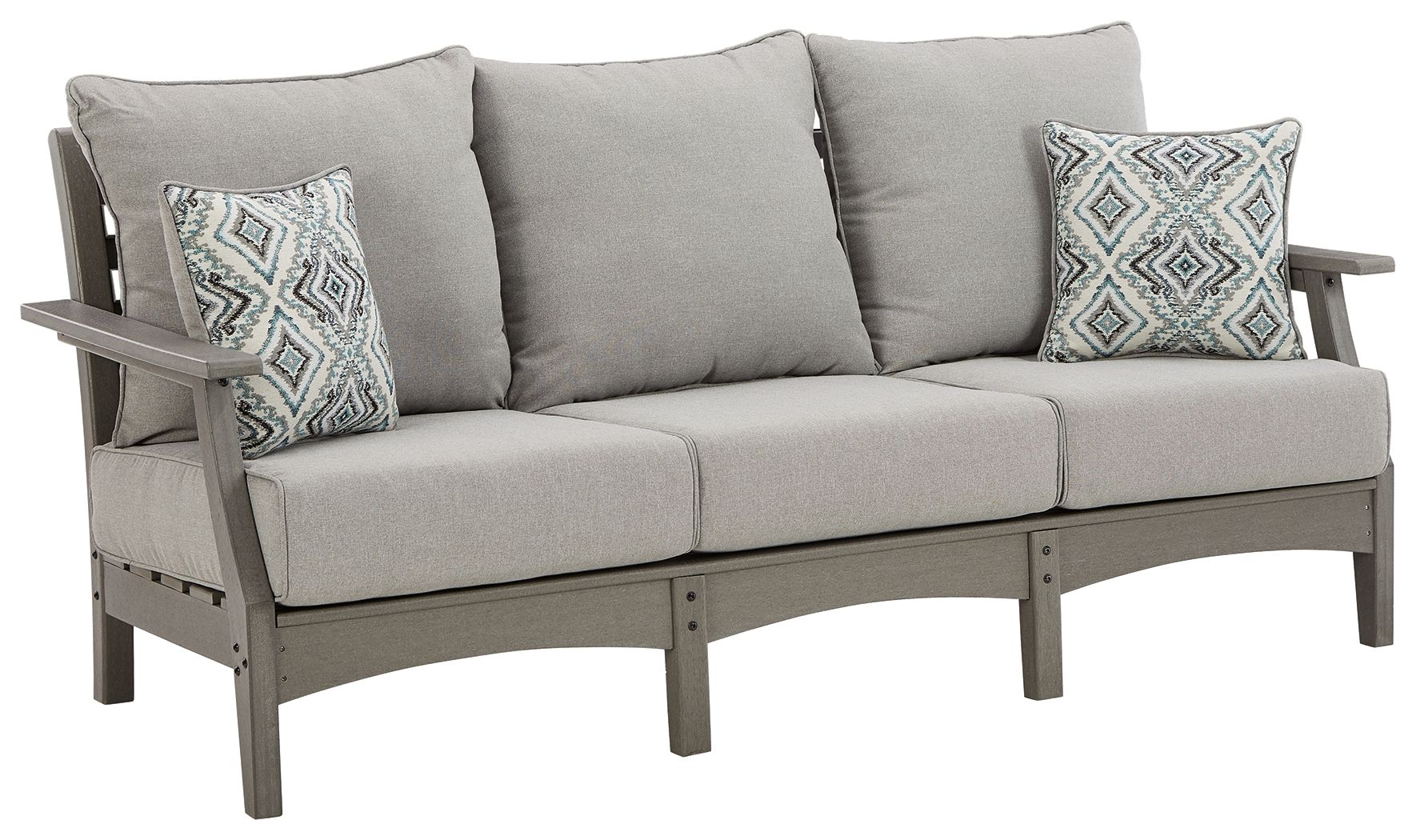 Visola - Gray - Sofa with Cushion - Urban Living Furniture (Los Angeles, CA)