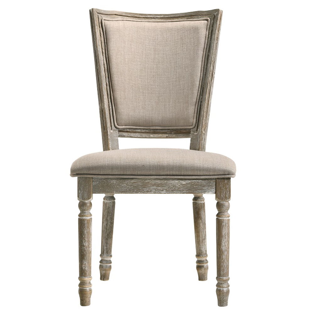 Gabrian - Fabric Side Chair (Set of 2) - Two-Tone Beige & Reclaimed Gray - Urban Living Furniture (Los Angeles, CA)
