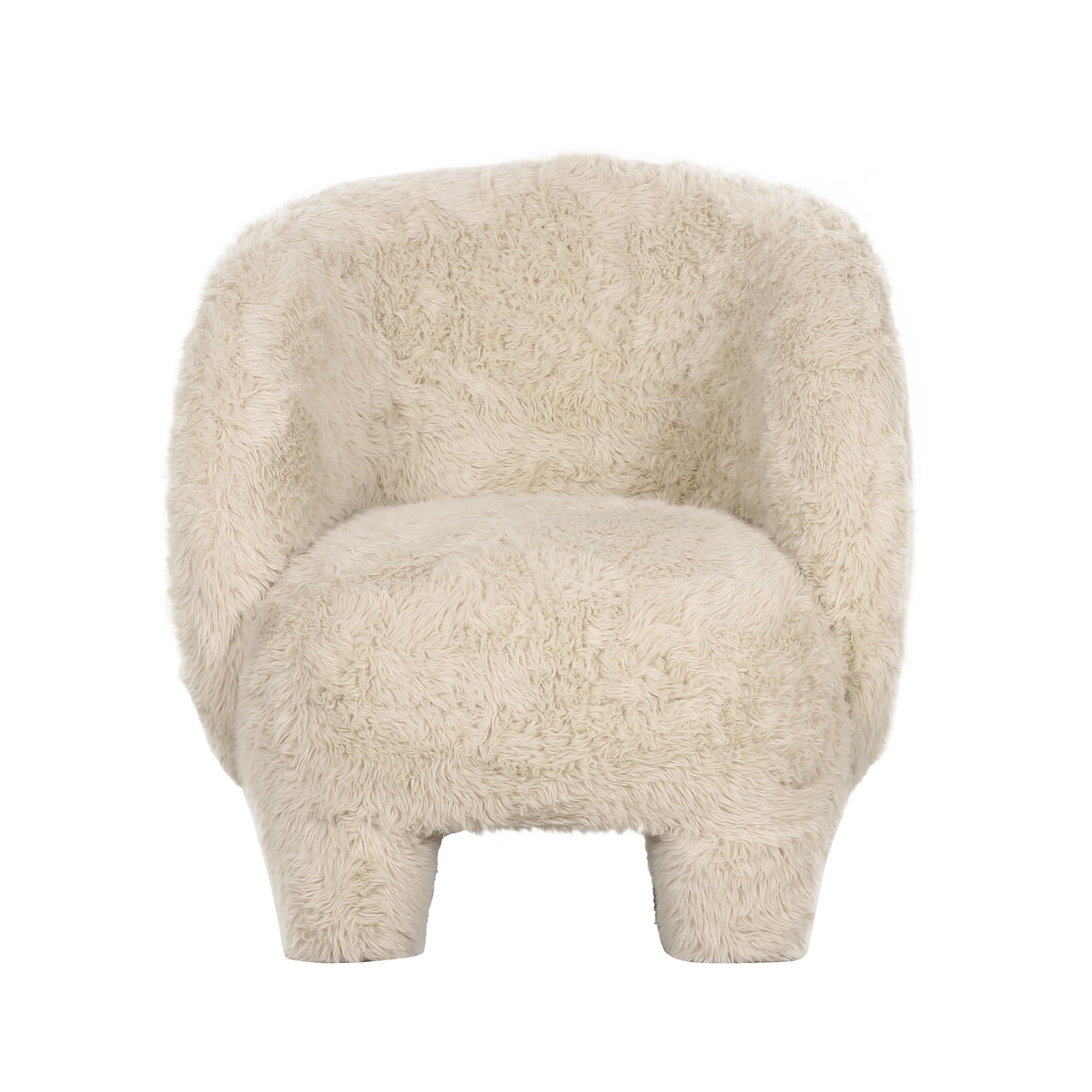 Kiki - Vegan Shearling Accent Chair - Urban Living Furniture (Los Angeles, CA)