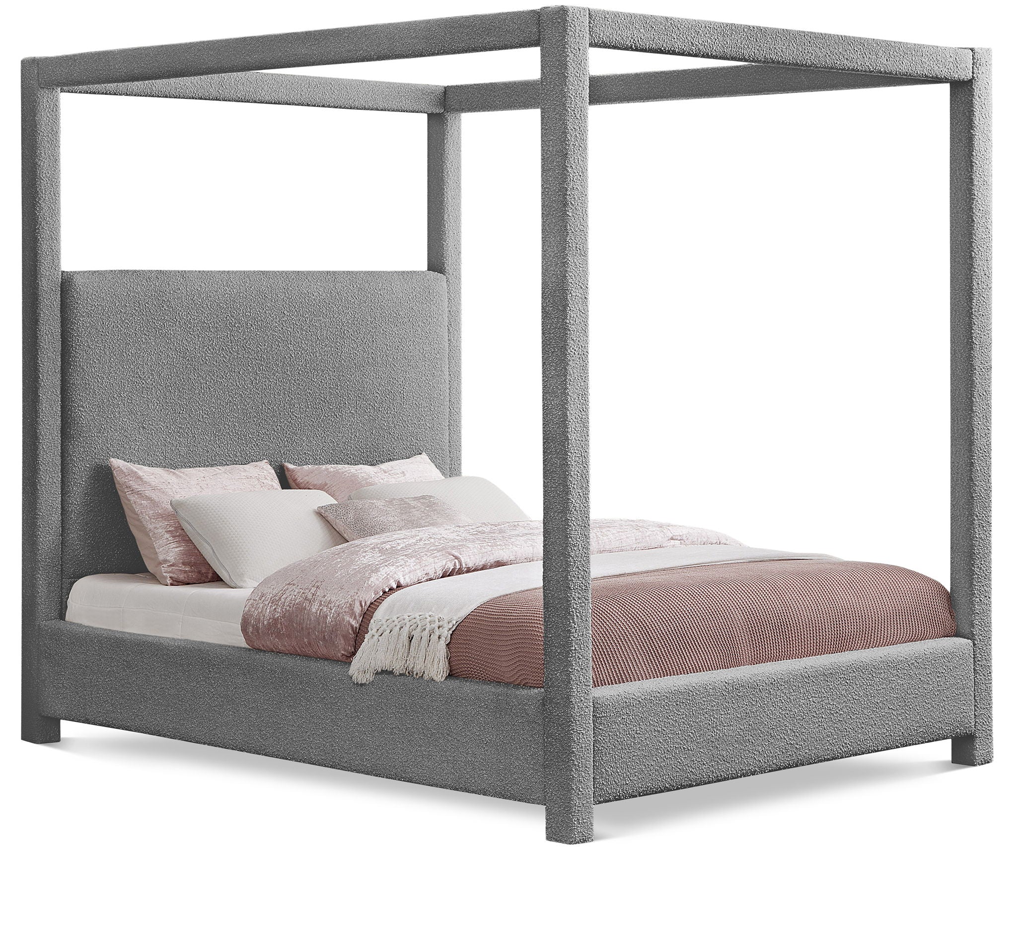 Eden - Boucle Fabric Upholstered Bed - Urban Living Furniture (Los Angeles, CA)