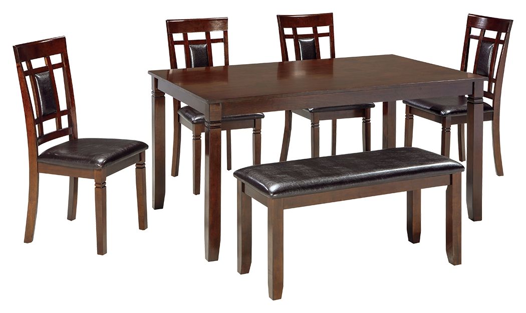 Bennox - Brown - Dining Room Table Set (Set of 6) - Urban Living Furniture (Los Angeles, CA)