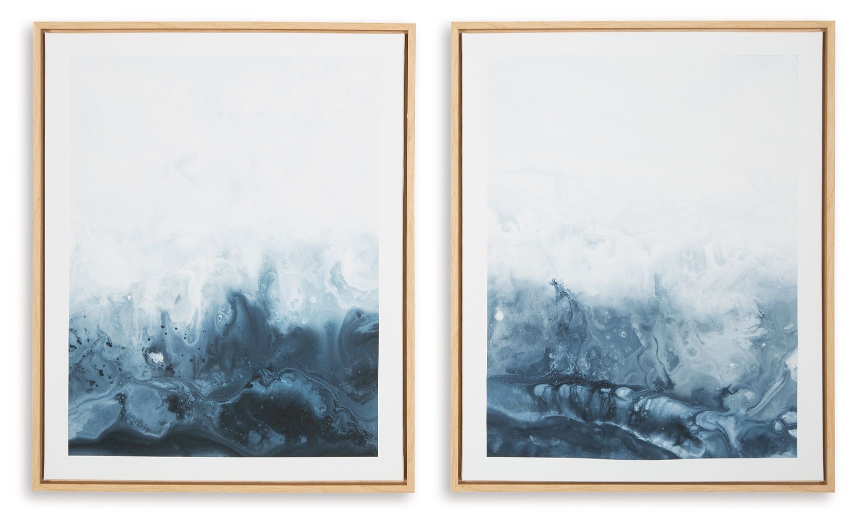 Holport - Blue / White - Wall Art Set (Set of 2) - Urban Living Furniture (Los Angeles, CA)