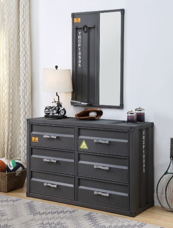 Cargo - Dresser - Gunmetal Finish - Urban Living Furniture (Los Angeles, CA)