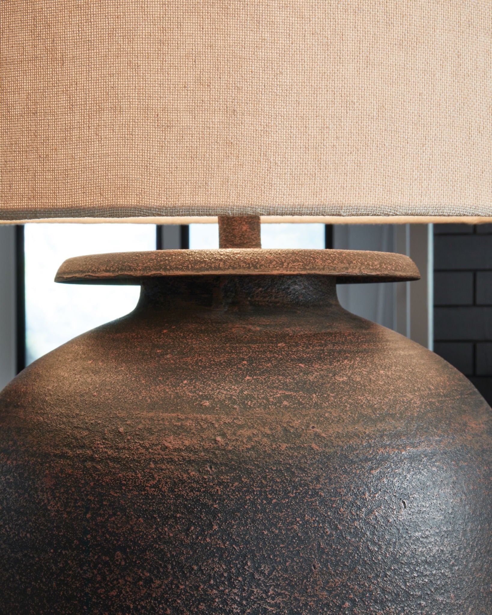 Carlenbury - Antique Brown - Metal Table Lamp - Urban Living Furniture (Los Angeles, CA)