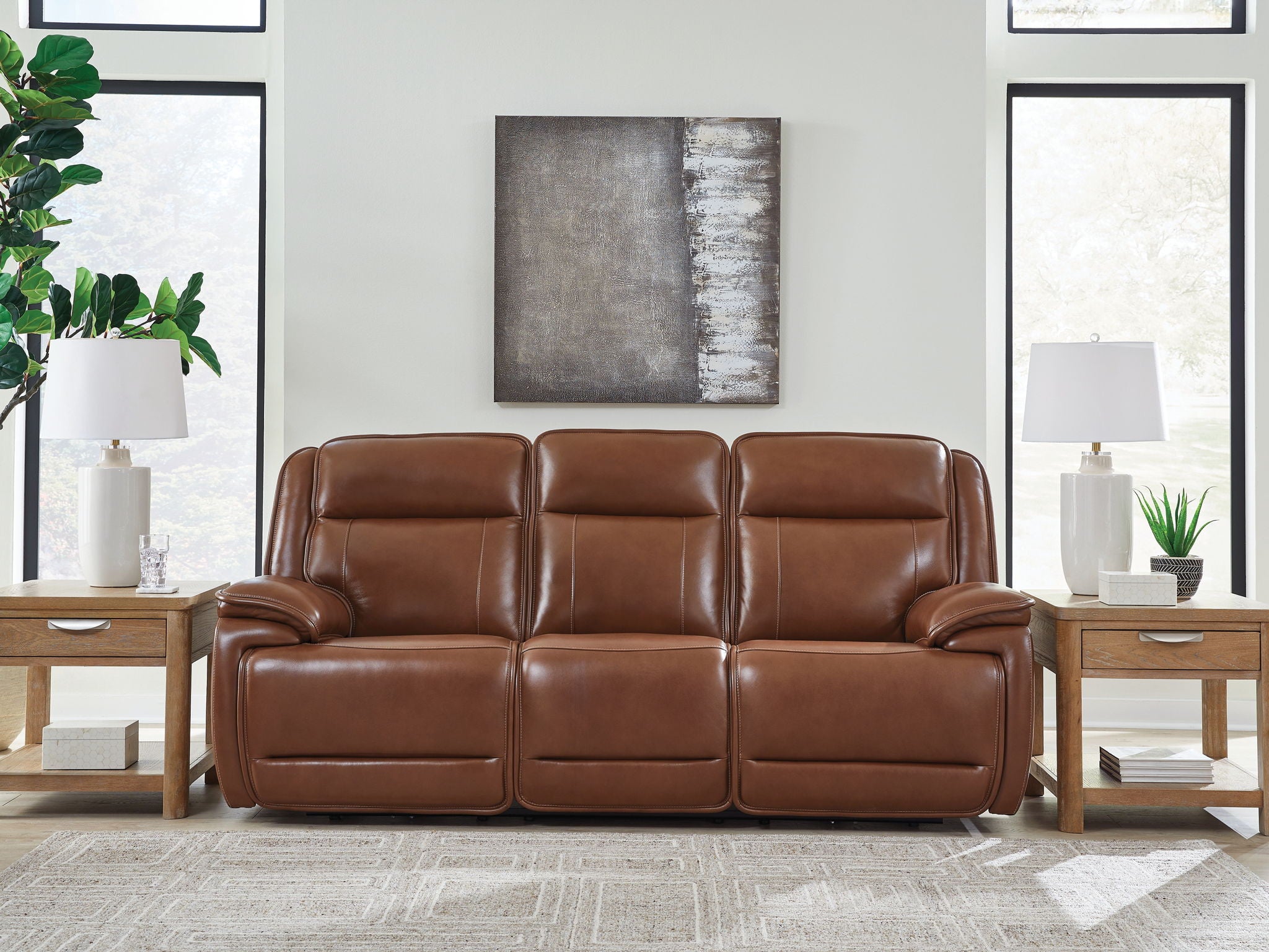 Healy Pier - Chocolate - Power Reclining Sofa / Adj Headrest - Urban Living Furniture (Los Angeles, CA)