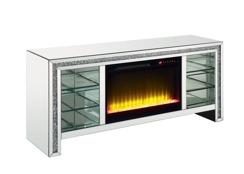 Noralie - TV Stand - Mirrored - 28" - Urban Living Furniture (Los Angeles, CA)