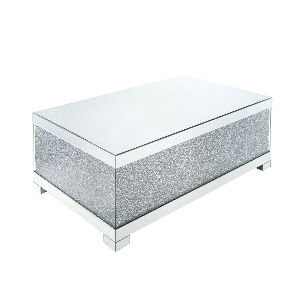 Mallika - Coffee Table - Mirrored & Faux Round Crystals - Urban Living Furniture (Los Angeles, CA)