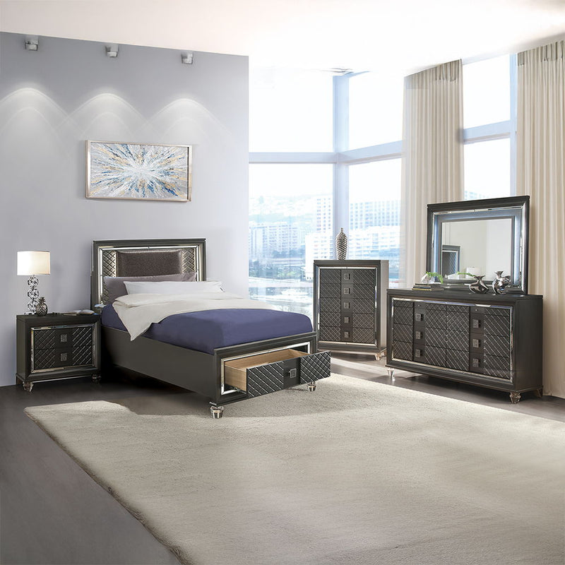 Sawyer - Mirror - Metallic Gray - Urban Living Furniture (Los Angeles, CA)