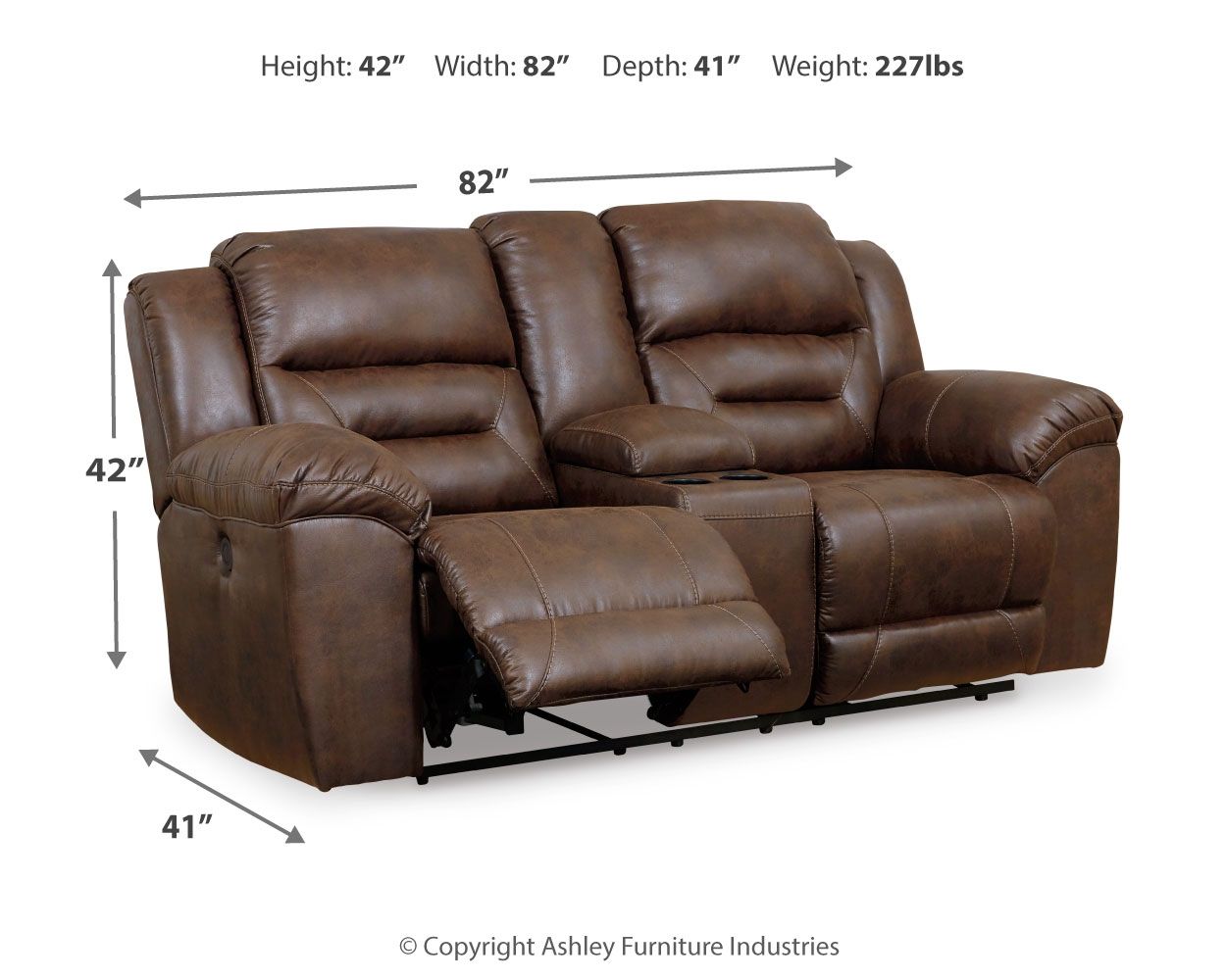 Stoneland - Power Reclining Loveseat - Urban Living Furniture (Los Angeles, CA)