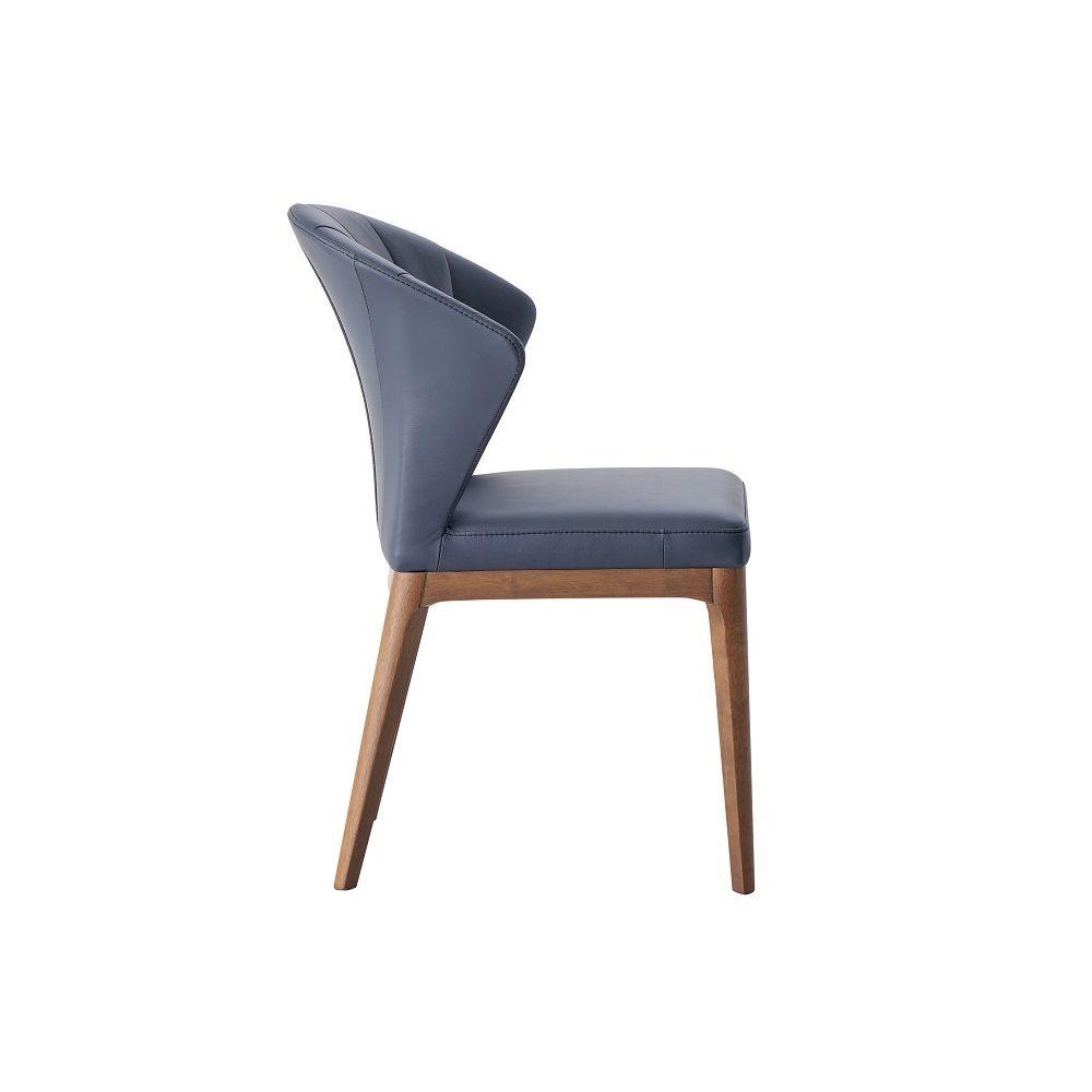 Seraphyne - Side Chair (Set of 2) - Slate & Walnut - Urban Living Furniture (Los Angeles, CA)
