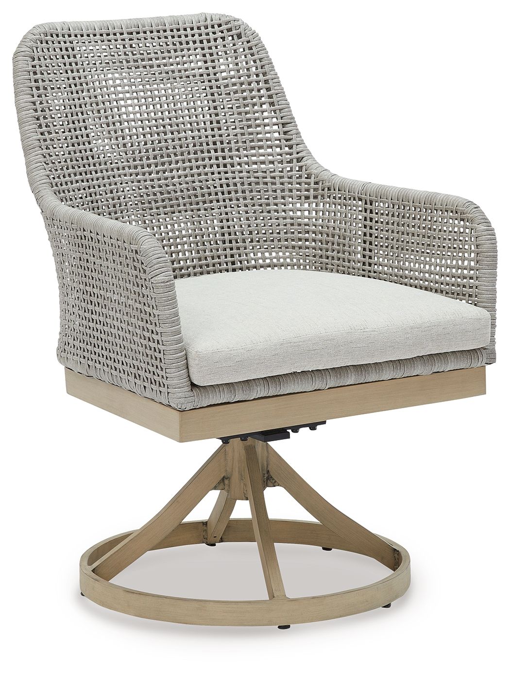 Seton Creek - Gray - Swivel Chair With Cushion (Set of 2) - Urban Living Furniture (Los Angeles, CA)