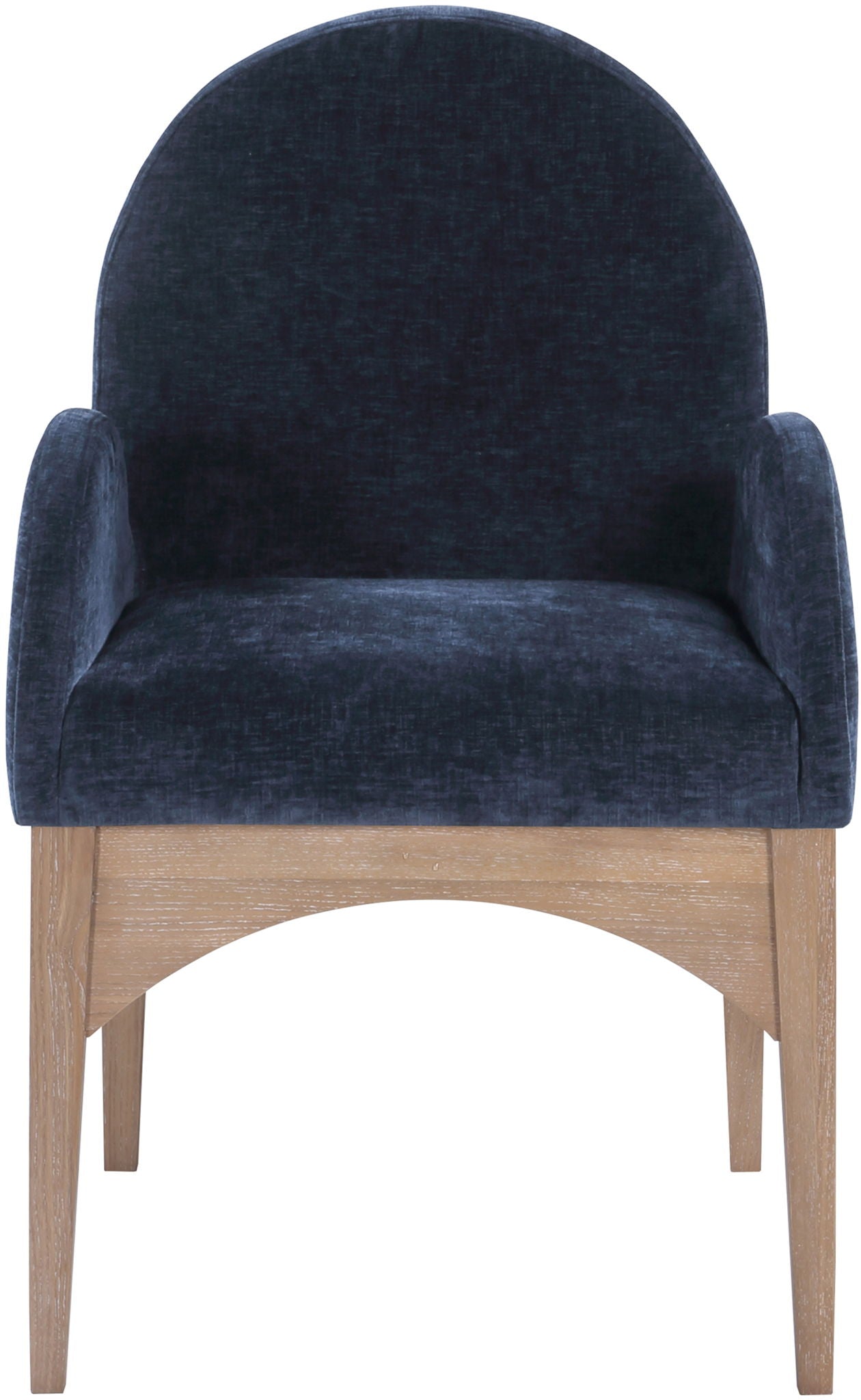 Waldorf - Chenille Dining Arm Chair With Natural Legs - Urban Living Furniture (Los Angeles, CA)