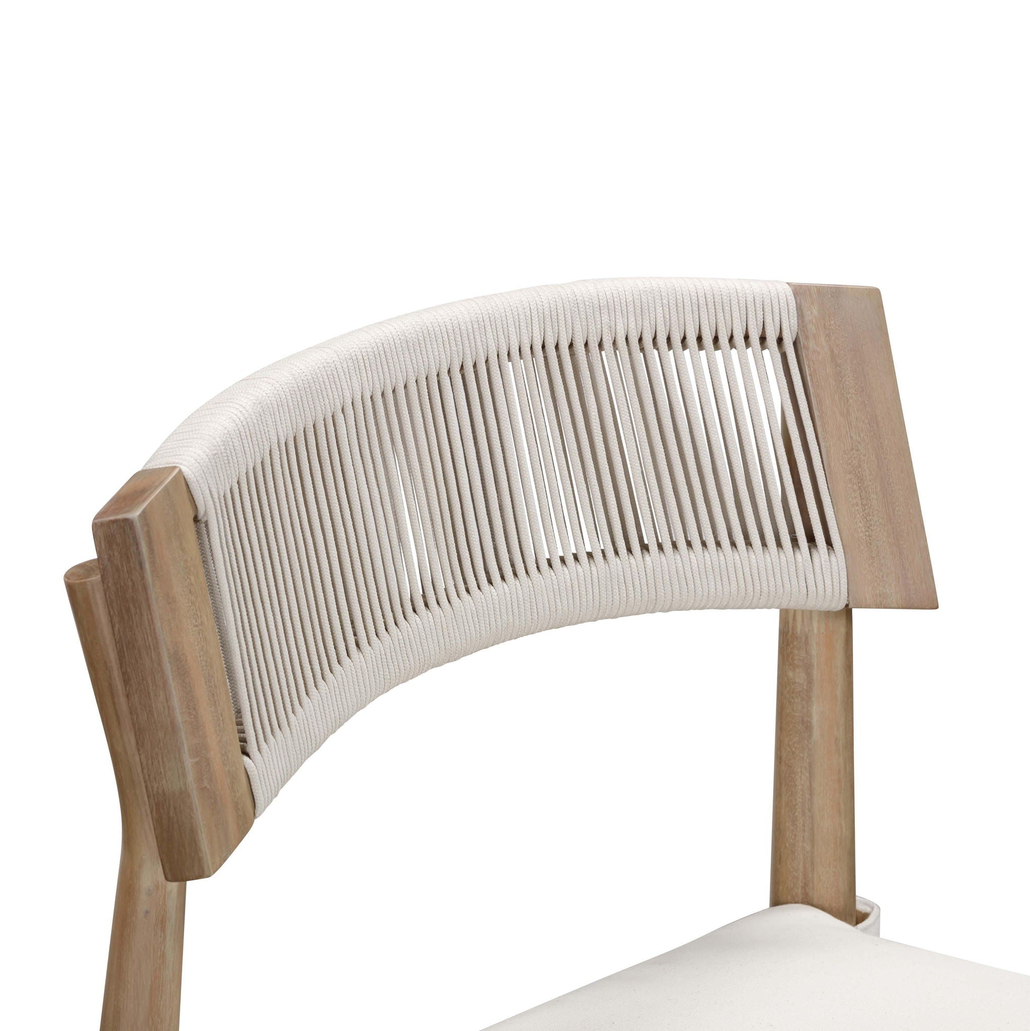 Gata - Outdoor Dining Chair (Set of 2) - Cream - Urban Living Furniture (Los Angeles, CA)