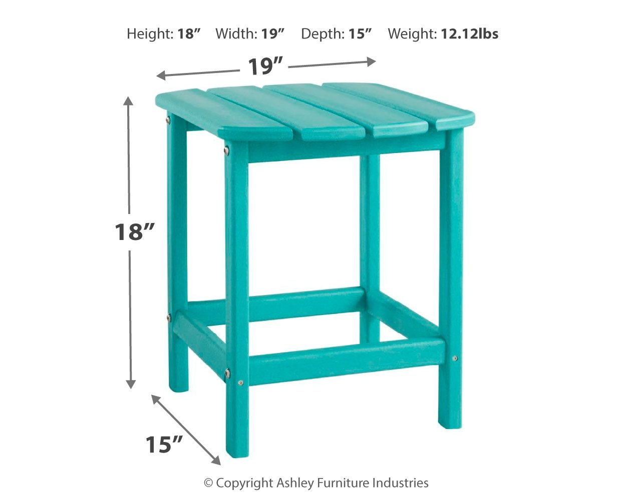 Sundown Treasure - Outdoor End Table - Urban Living Furniture (Los Angeles, CA)