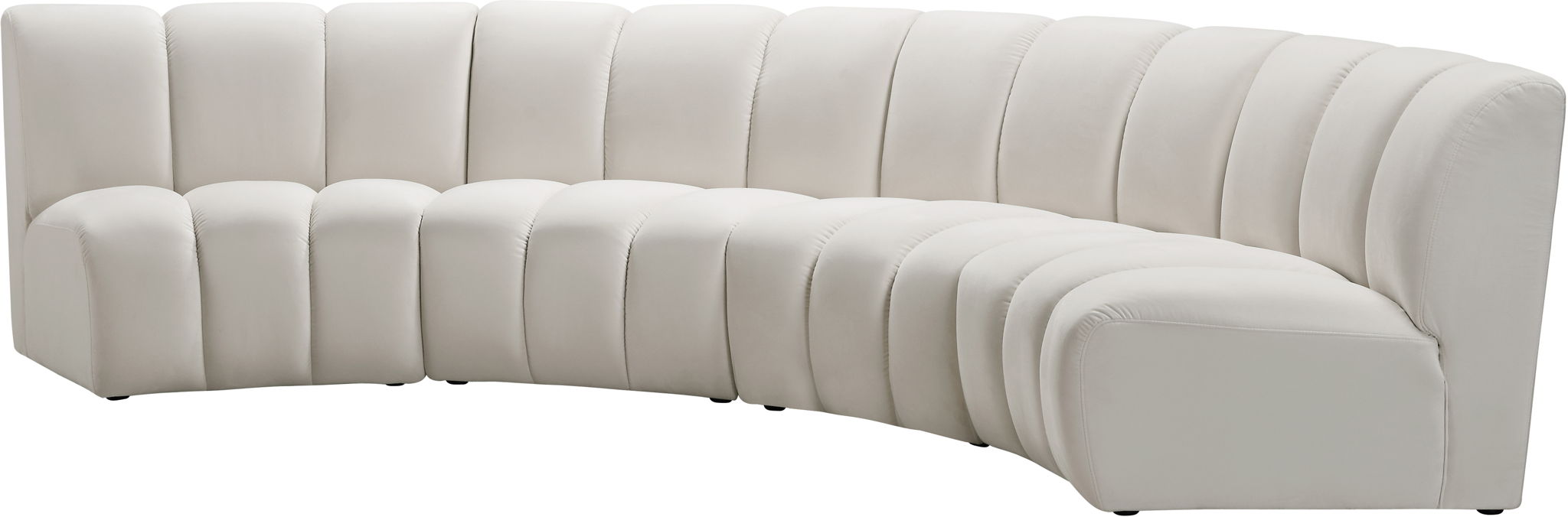 Infinity - 4 Piece Velvet Modular Sectional - Urban Living Furniture (Los Angeles, CA)