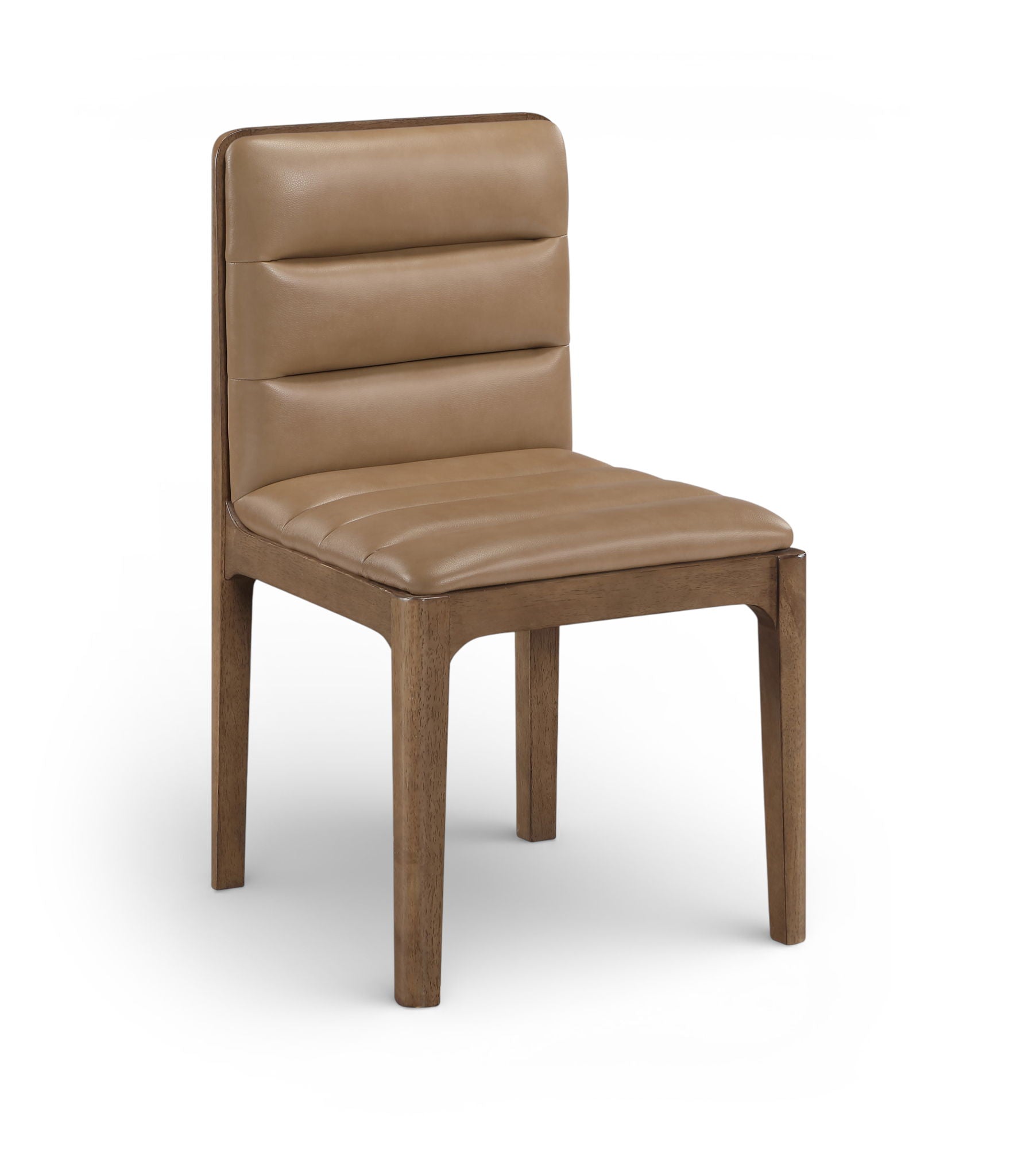 Ellis - Vegan Leather Upholstered Dining Chair (Set of 2) - Tan - Urban Living Furniture (Los Angeles, CA)