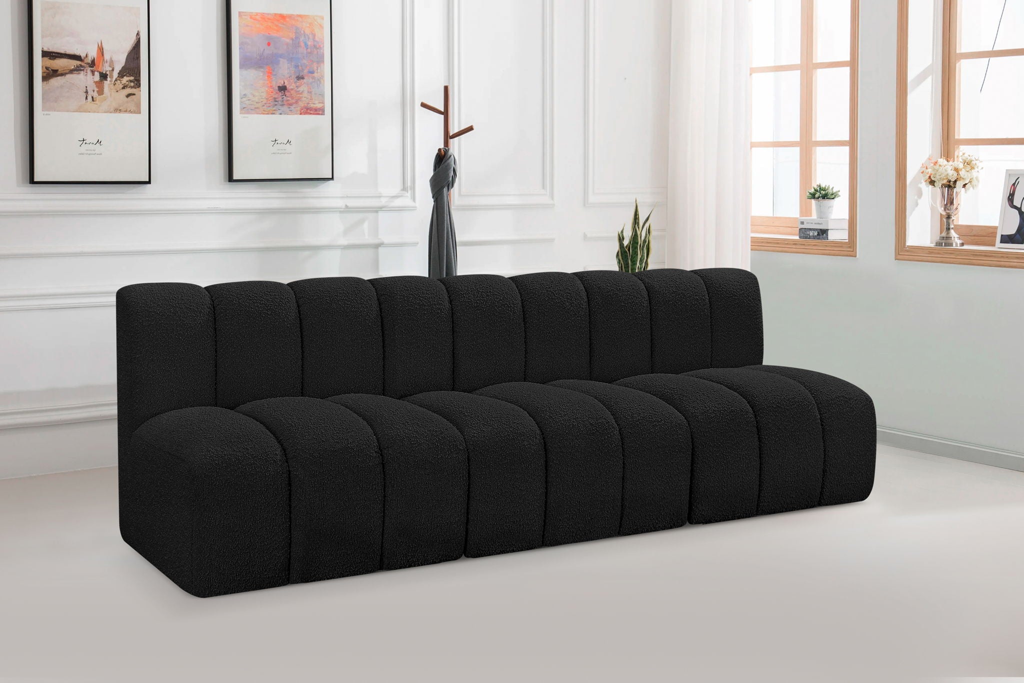 Arc - Boucle Fabric 3 Seats Modular Sofa - Urban Living Furniture (Los Angeles, CA)
