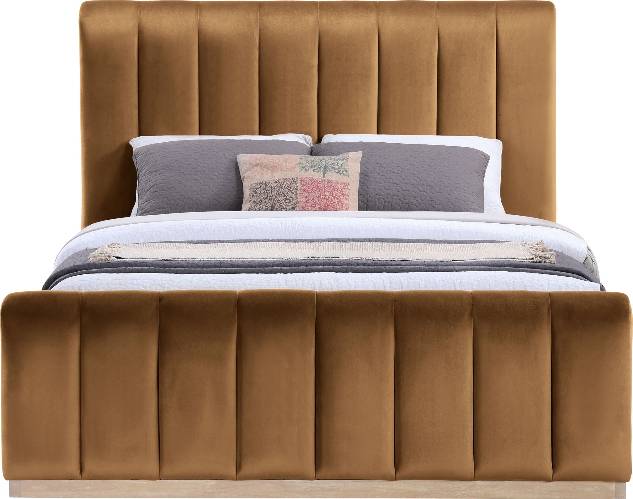 Amara - Velvet Bed - Urban Living Furniture (Los Angeles, CA)