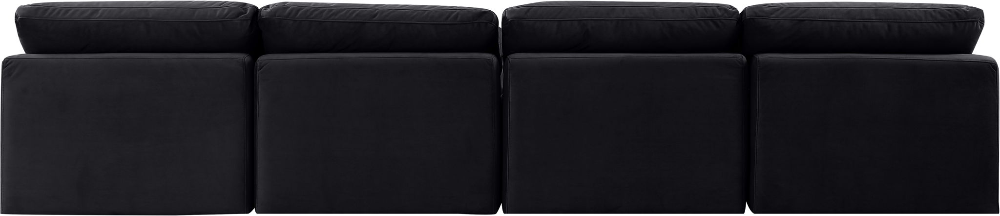 Indulge - Velvet 4 Seat Modular Armless Sofa - Urban Living Furniture (Los Angeles, CA)