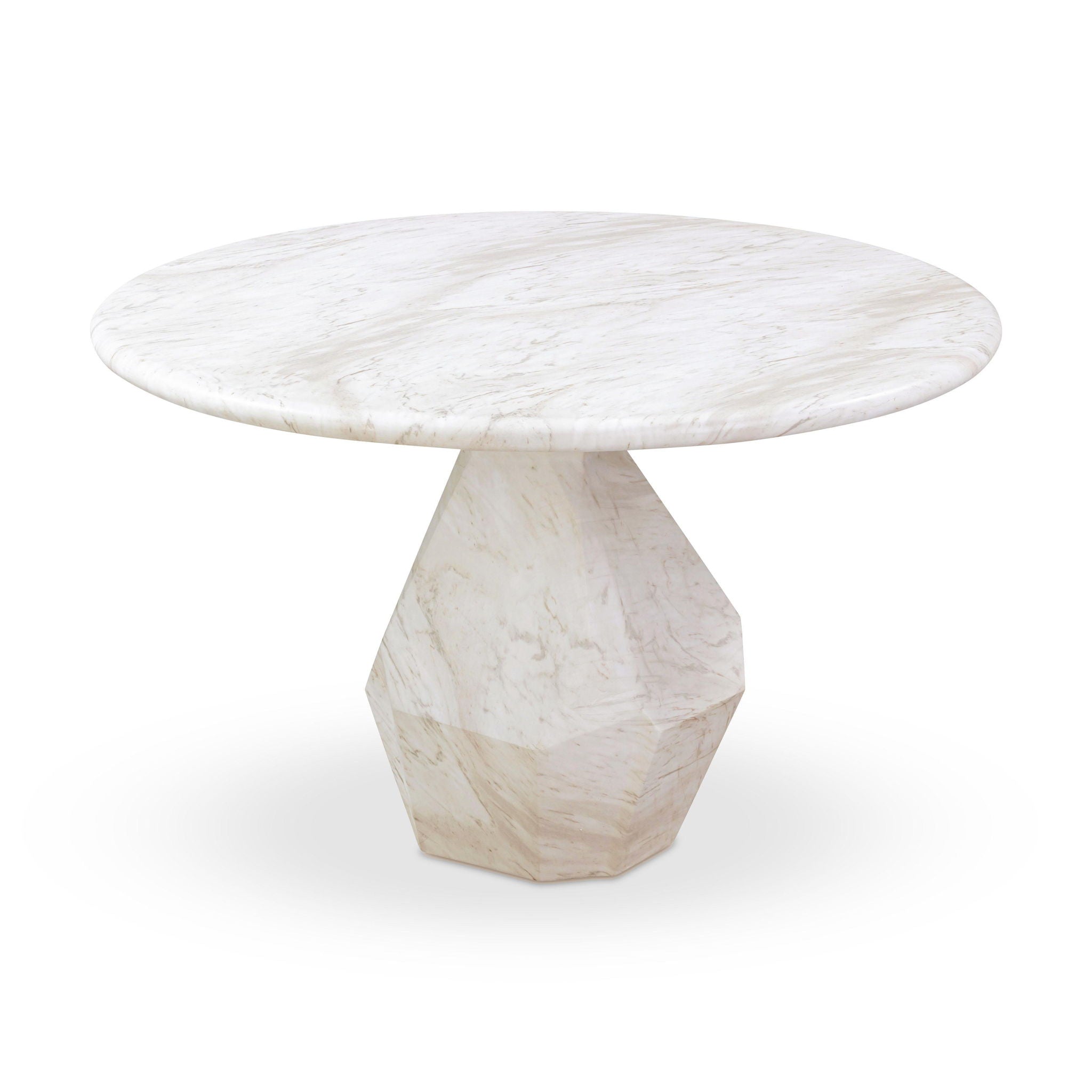 Esme - 48" Indoor / Outdoor Round Dining Table - White - Urban Living Furniture (Los Angeles, CA)