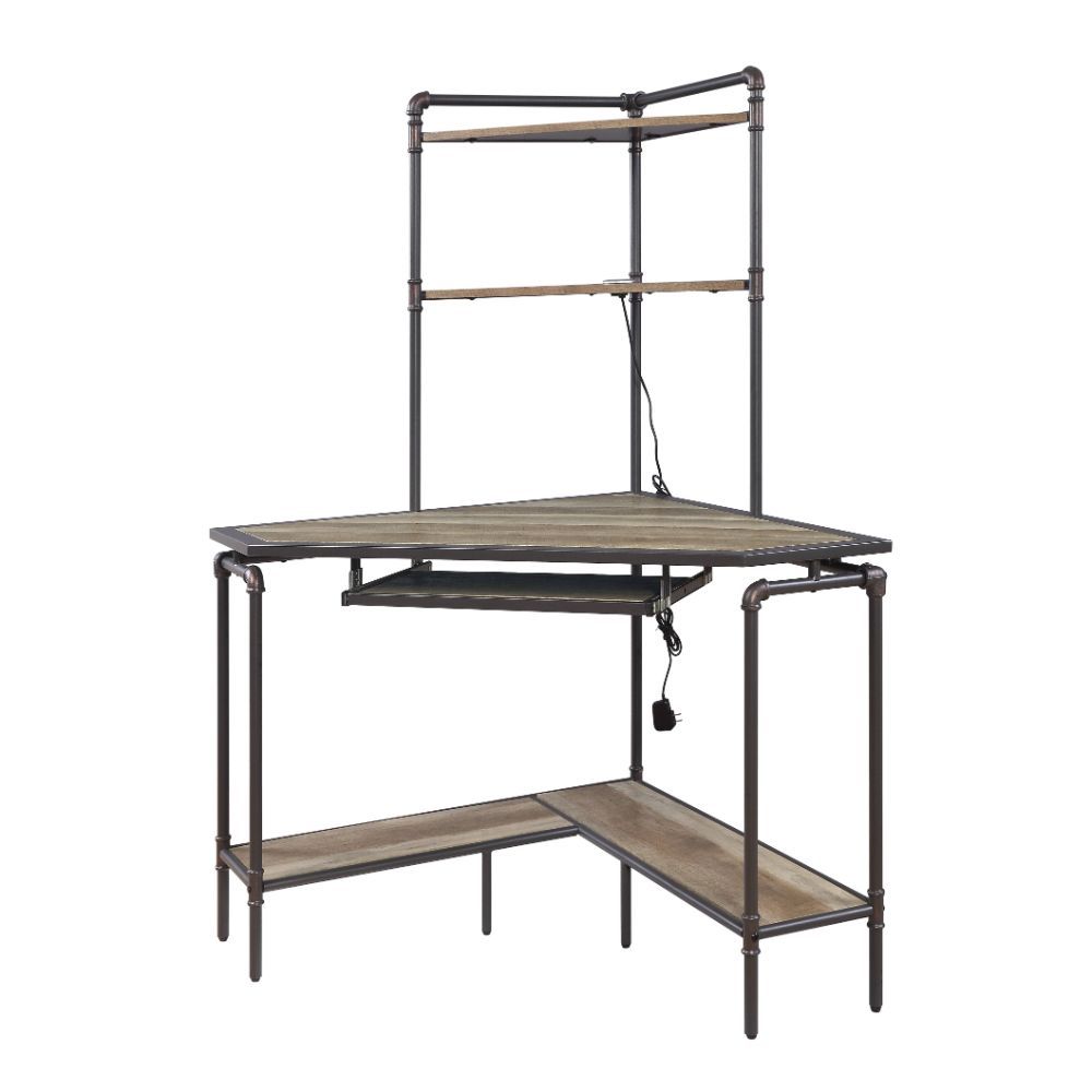 Deliz - Desk - Sand Gray - Urban Living Furniture (Los Angeles, CA)