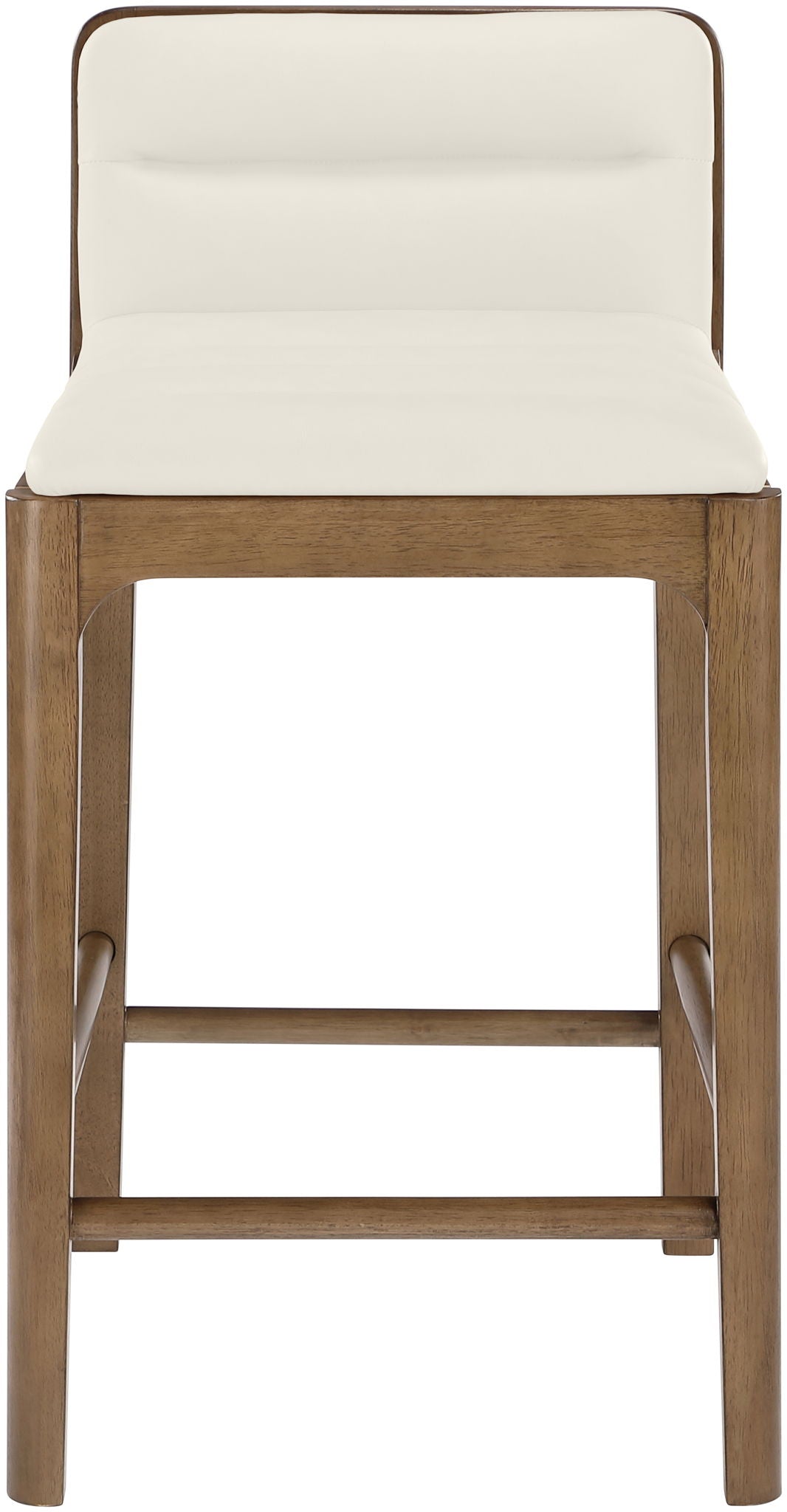 Ellis - Vegan Leather Upholstered Counter Stool (Set of 2) - Brown Base - Urban Living Furniture (Los Angeles, CA)