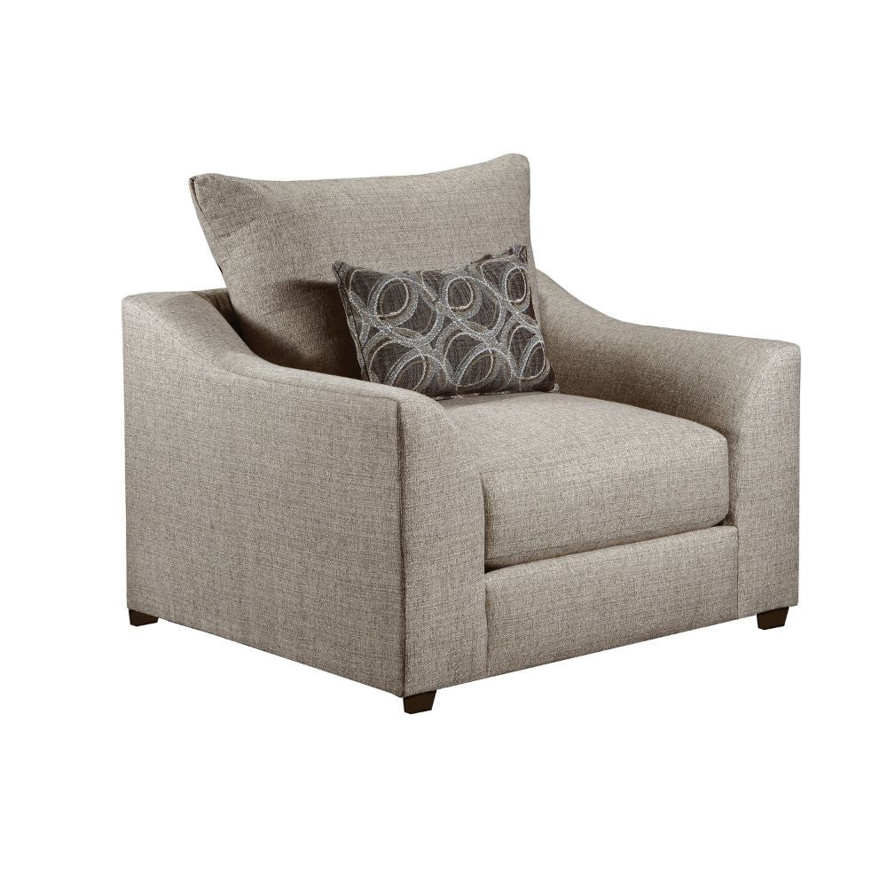 Petillia - Chair - Sandstone Fabric - Urban Living Furniture (Los Angeles, CA)