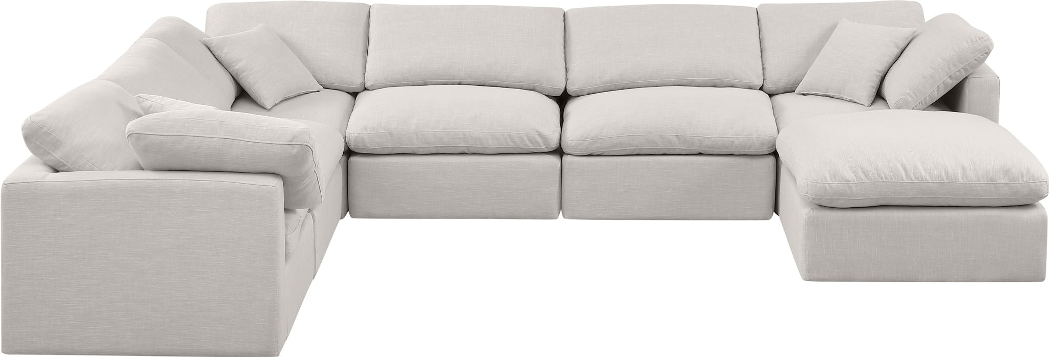 Indulge - Linen 7 Piece Modular Sectional - Urban Living Furniture (Los Angeles, CA)