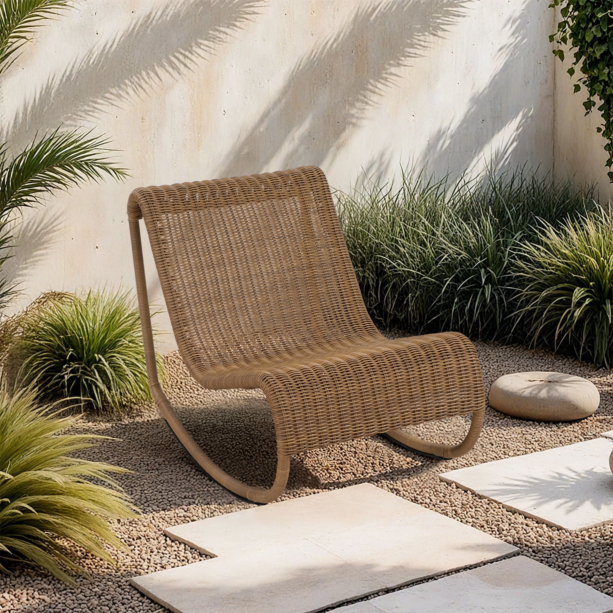 Antigua - Wicker Outdoor Patio Rocking Chair - Urban Living Furniture (Los Angeles, CA)