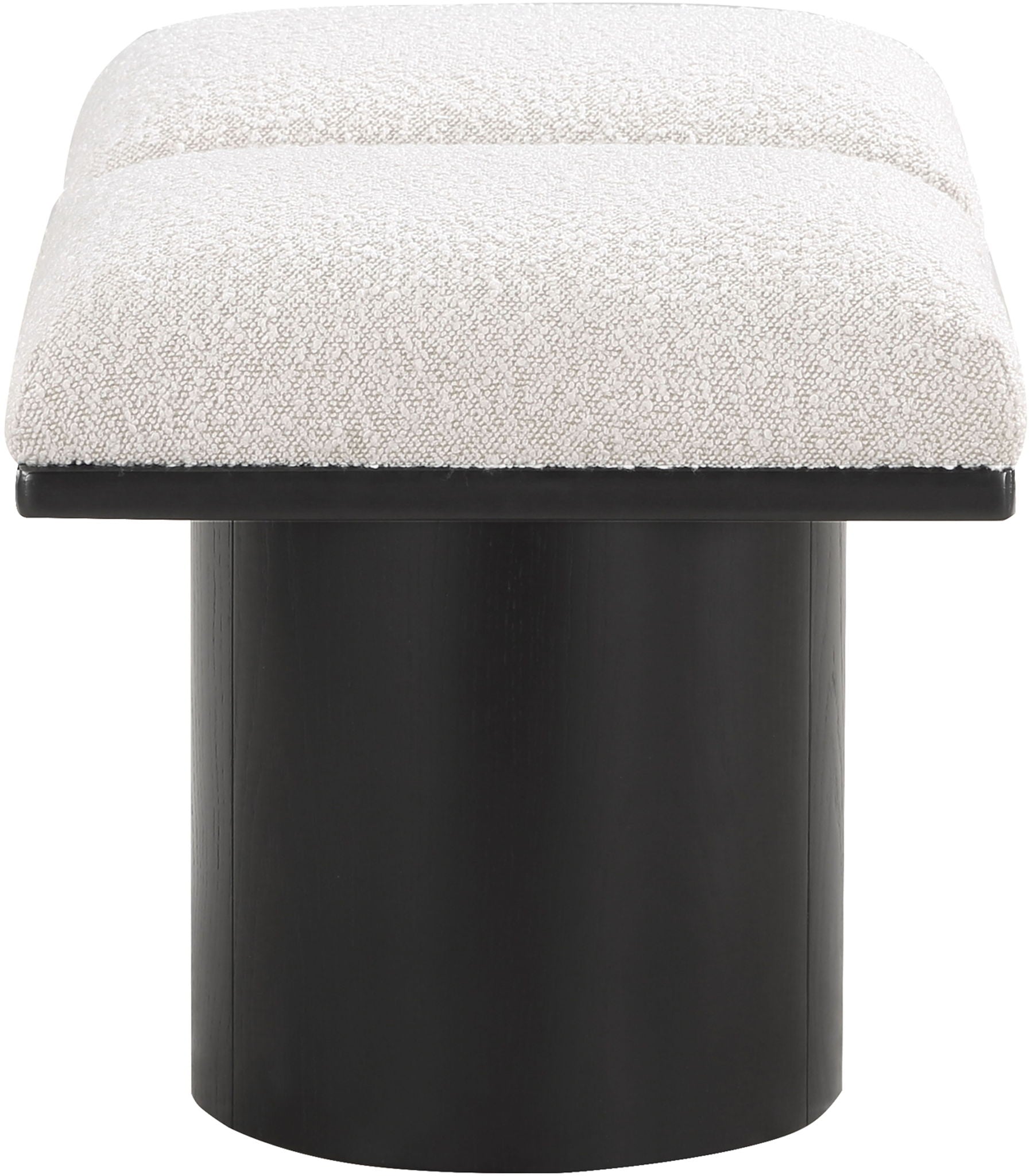 Pavilion - 2 Piece Modular Bench With Black Base