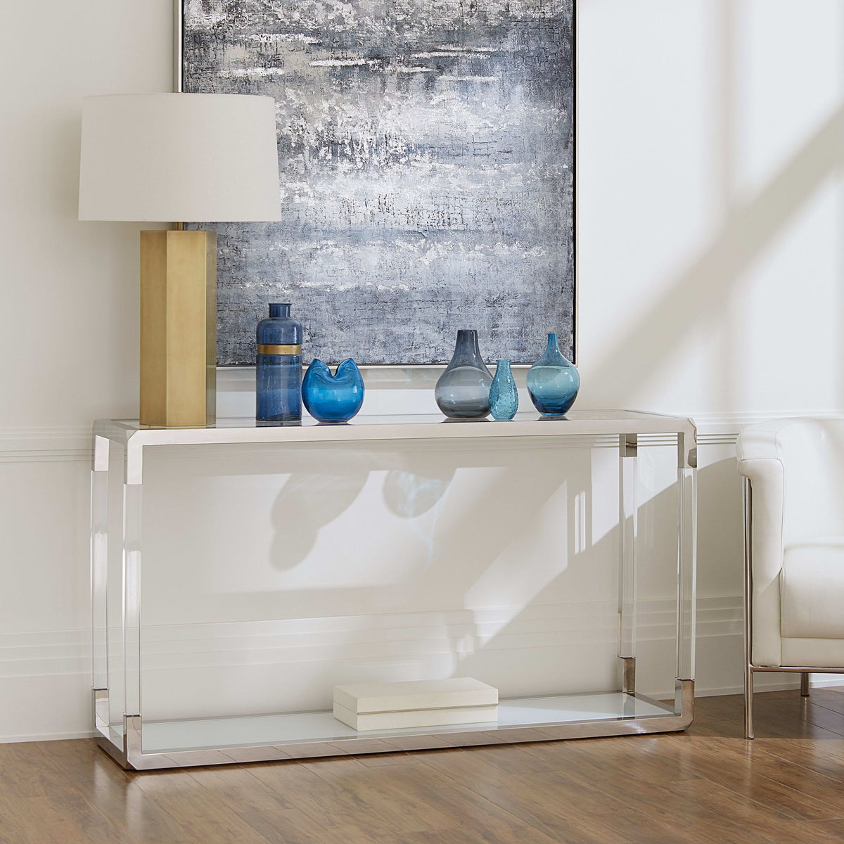 Jasper - Console Table Base - Pss / Acrylic