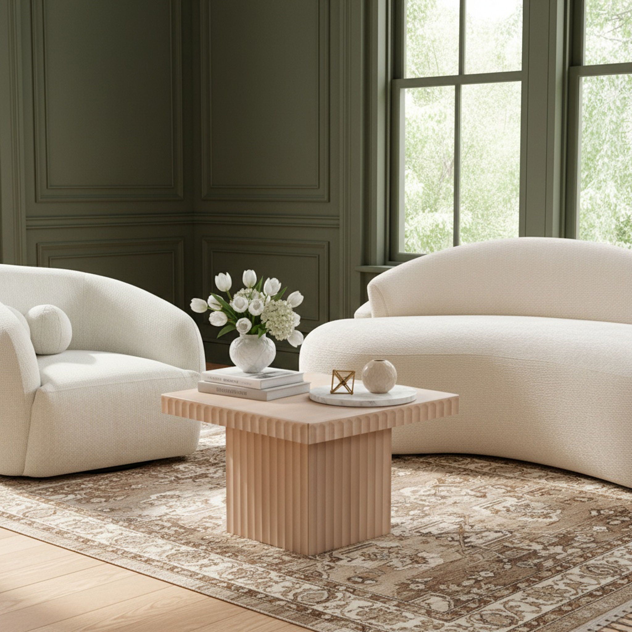 Spencer - 15" Oak Veneer Coffee Table - Urban Living Furniture (Los Angeles, CA)