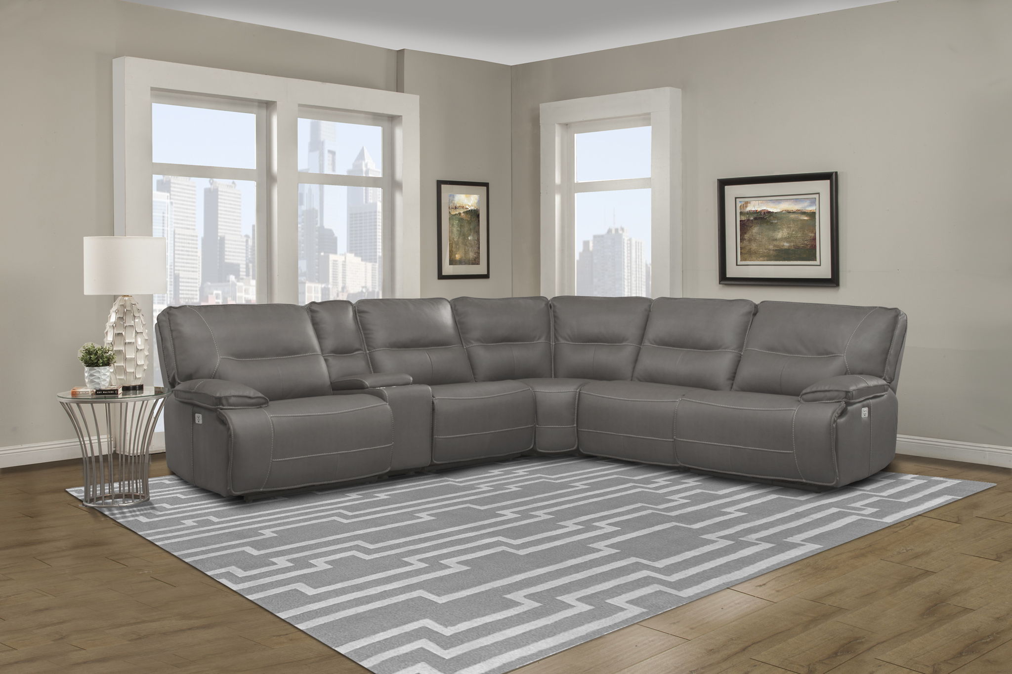 Spartacus - Power Reclining Sectional - Urban Living Furniture (Los Angeles, CA)