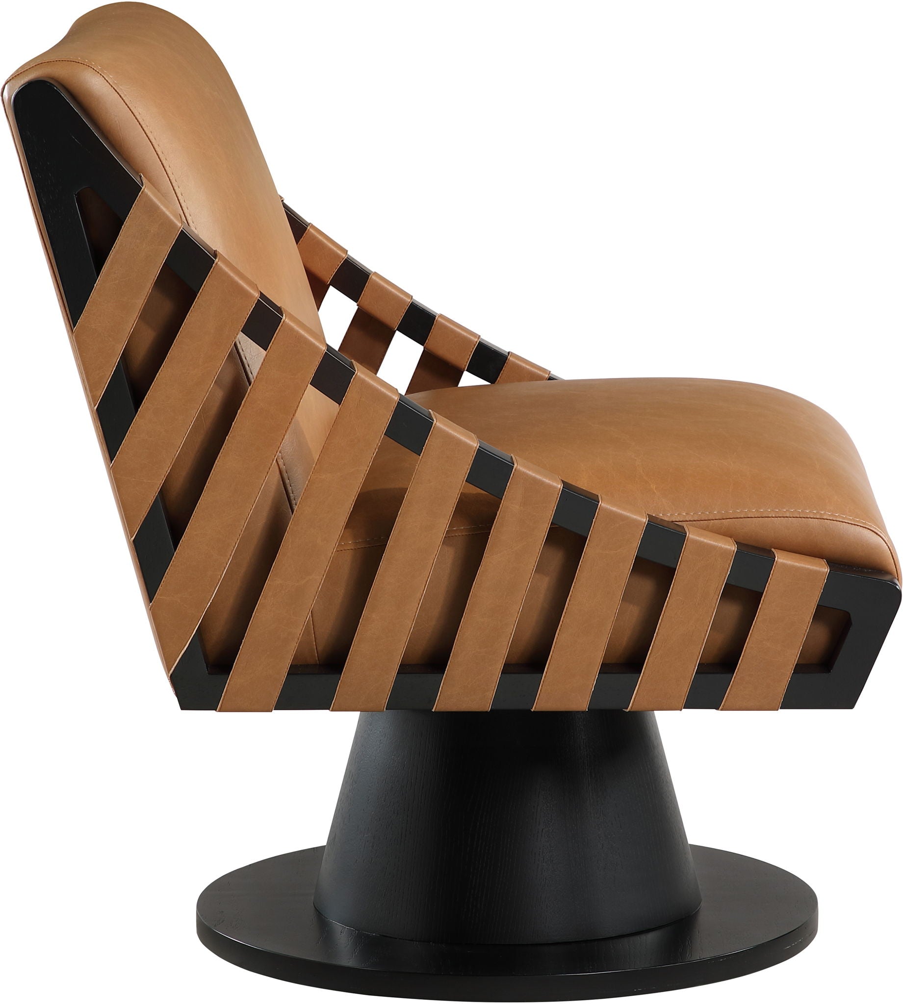Millwin - Swivel Accent Chair With Black Base - Urban Living Furniture (Los Angeles, CA)