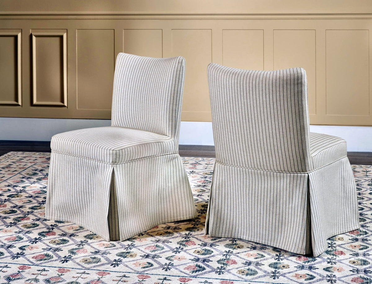 Langley - Theodore Upholstered Chair (Set of 2) - Sage / Ivory