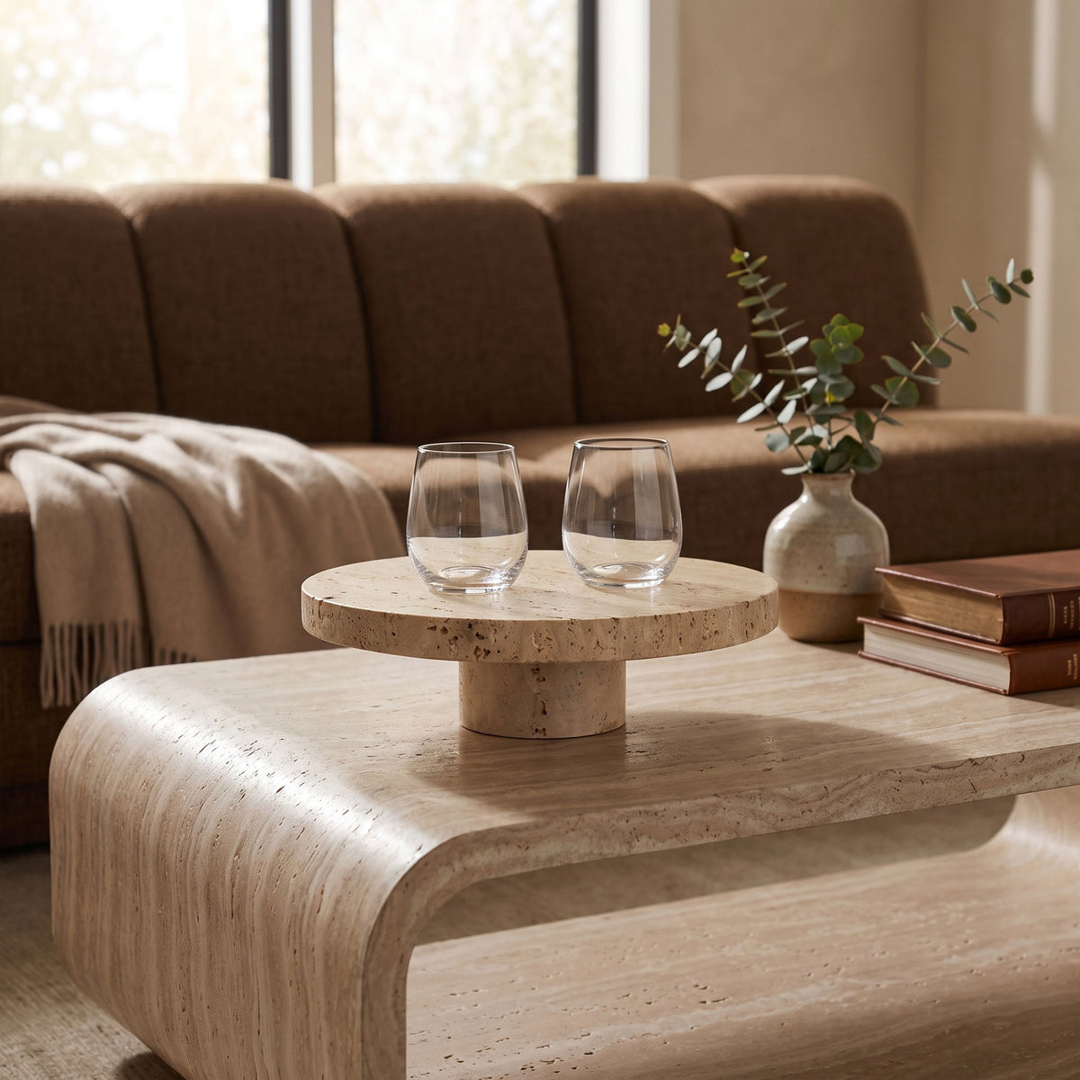 Ralston - Genuine Travertine Tray