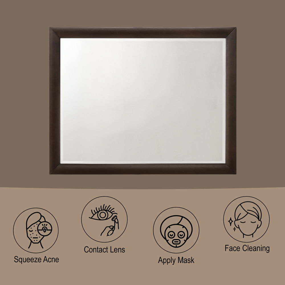 Tablita - Mirror - Dark Merlot - Urban Living Furniture (Los Angeles, CA)