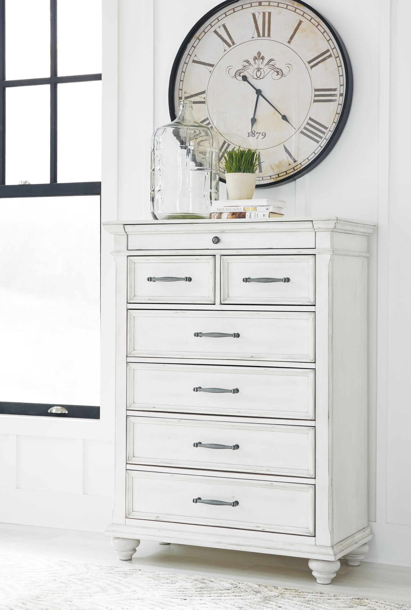 Kanwyn - Whitewash - Chest - Urban Living Furniture (Los Angeles, CA)
