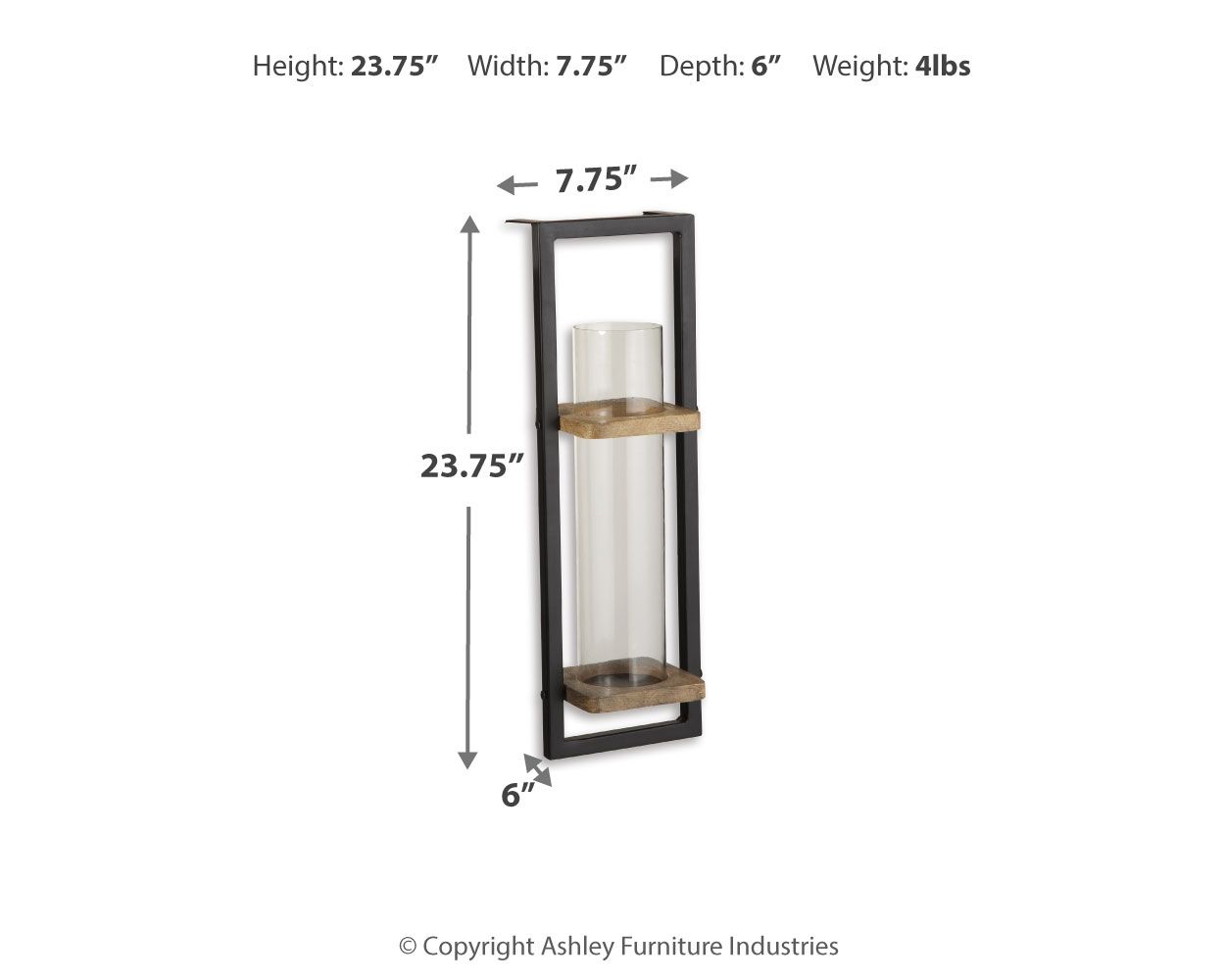 Colburn - Wall Sconce - Natural / Black - Urban Living Furniture (Los Angeles, CA)