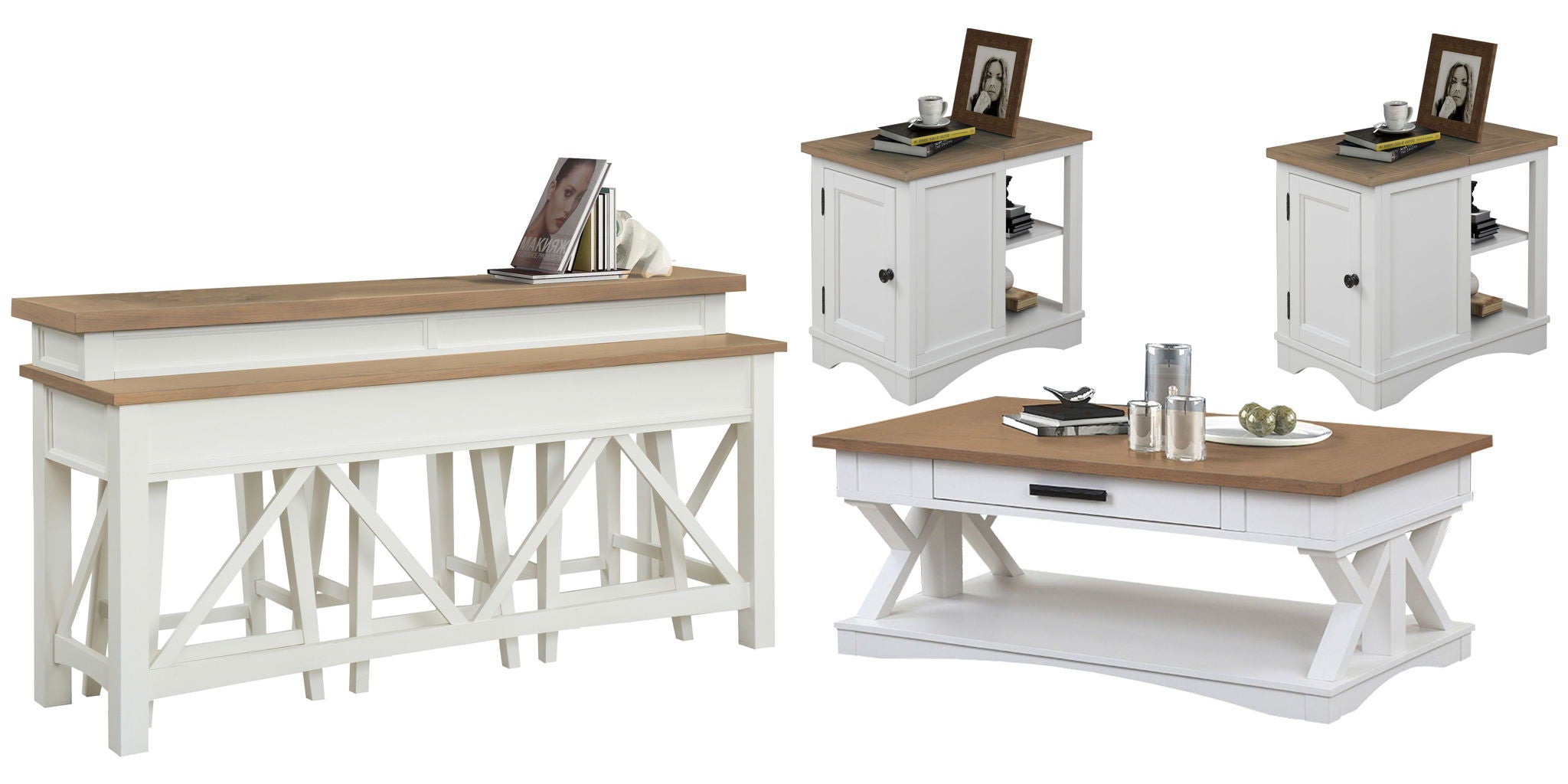 Americana Modern - Cocktail Table Set - Urban Living Furniture (Los Angeles, CA)