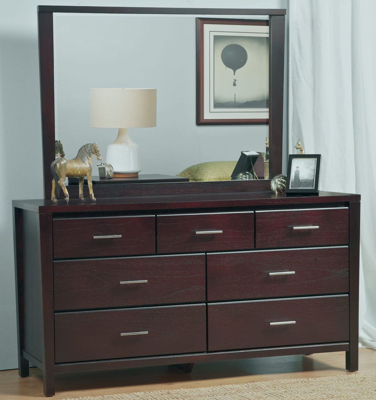 Nevis - Seven Drawer Dresser - Espresso (2024)