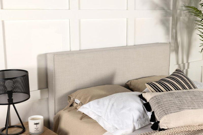 Kosmo - Upholstered King Panel Headboard - Sand
