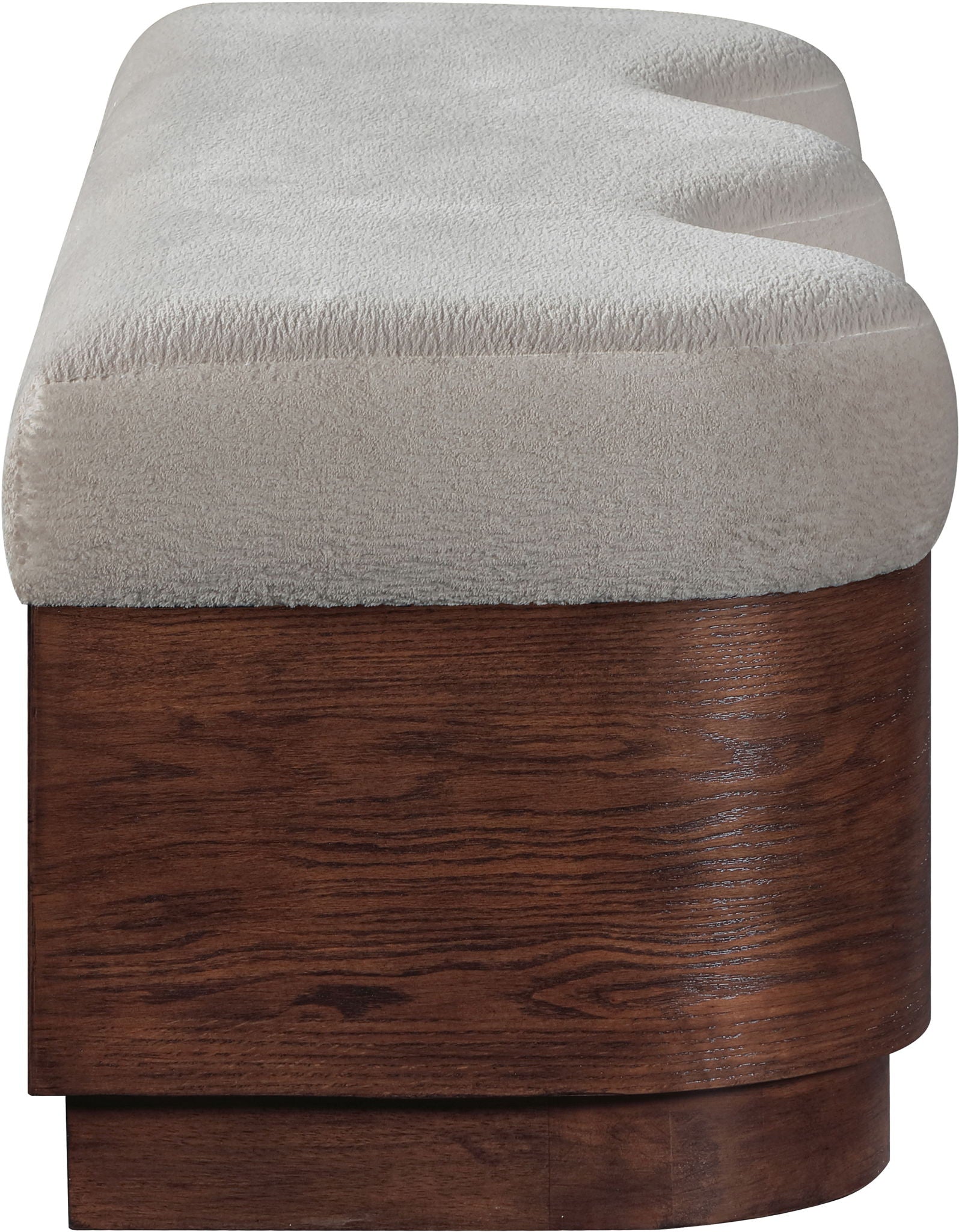 Savoy - Bench With Brown Base - Urban Living Furniture (Los Angeles, CA)